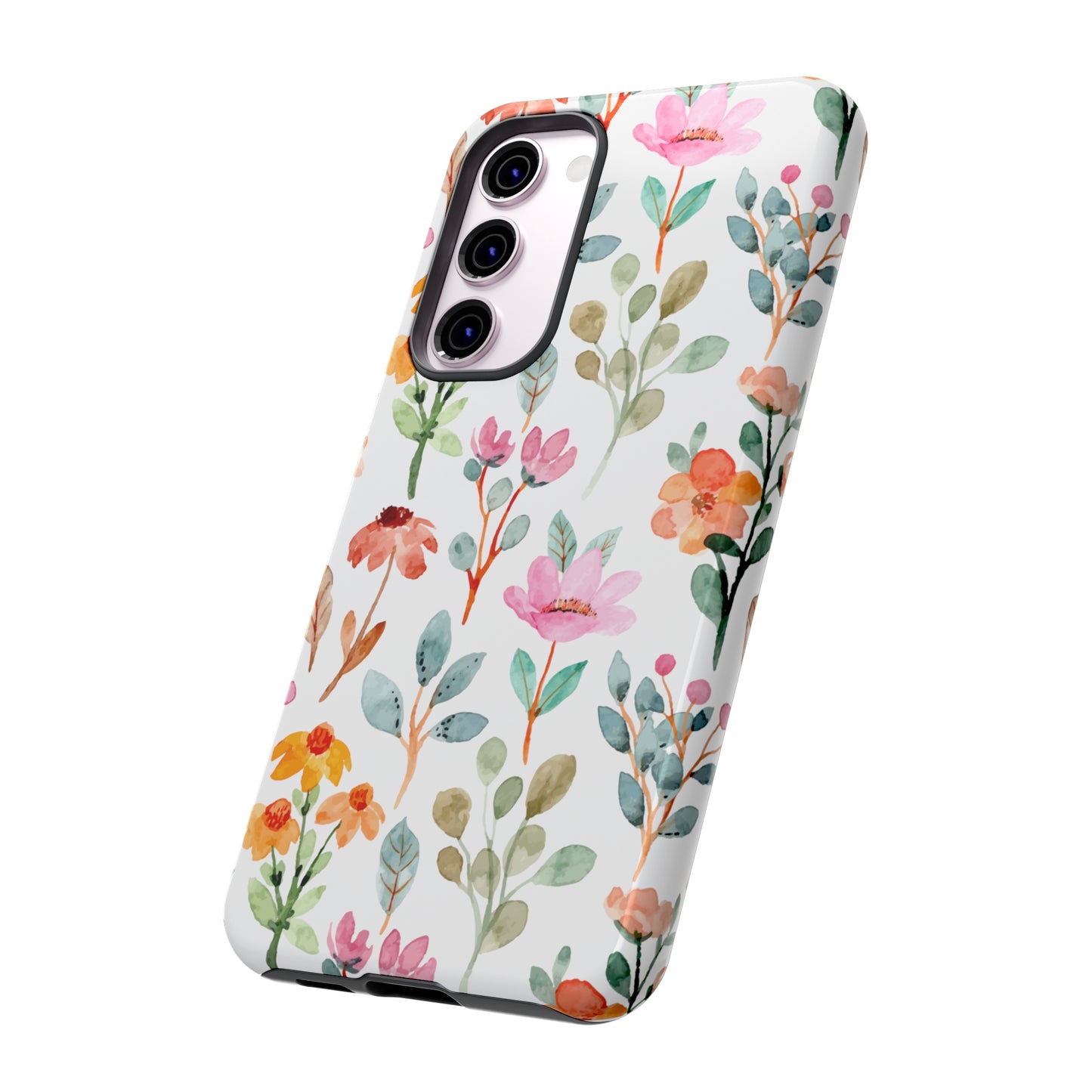 Floral phone case mother's day gift best friend gift for her gift for him flower cell phone cases Tough Cases