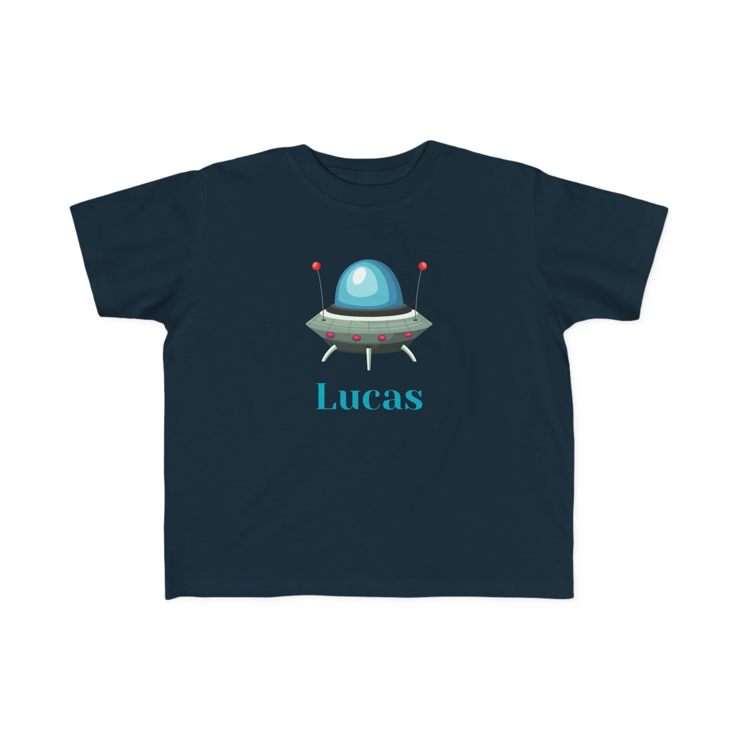 Personalized kid shirt ufo Shirt ufo shirt toddler birthday shirt Christmas shirt kid Tshirt Trex fun tee Toddler's Fine Jersey Tee