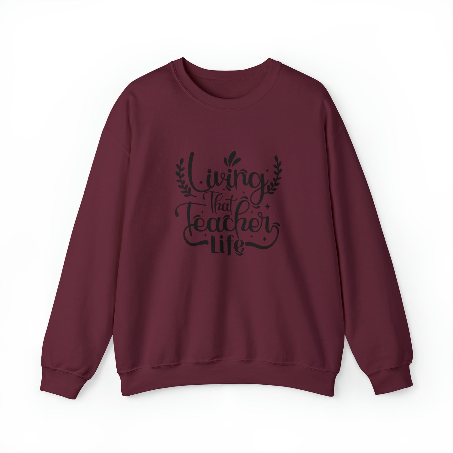 Living that teacher life Sweatshirt,Teach love inspire sweater,Teacher mode shirt,Christmas Sweater,Christmas gift,teacher appreciation gift