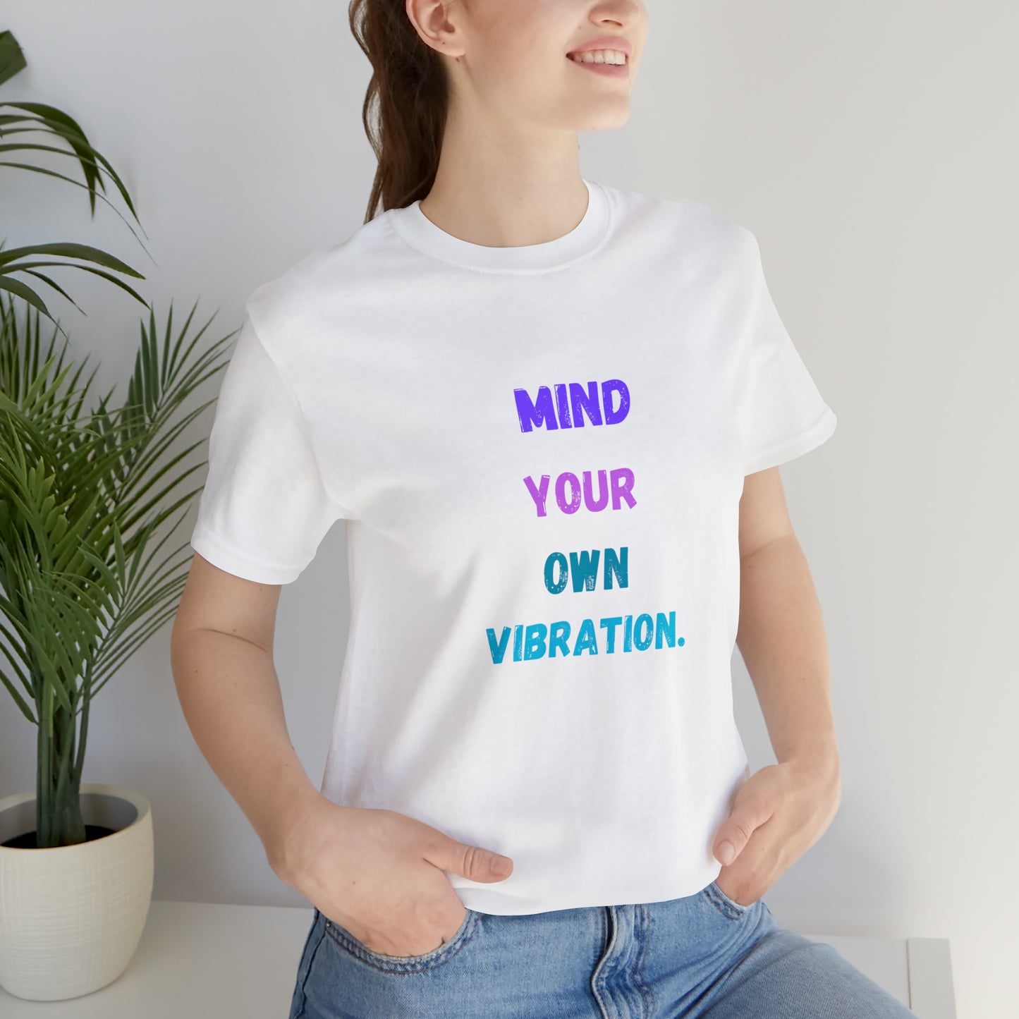 Spiritual shirt Mind your own vibration t-shirt Zen gift for her gift for him yogawear meditation gifts best friend Christmas gift