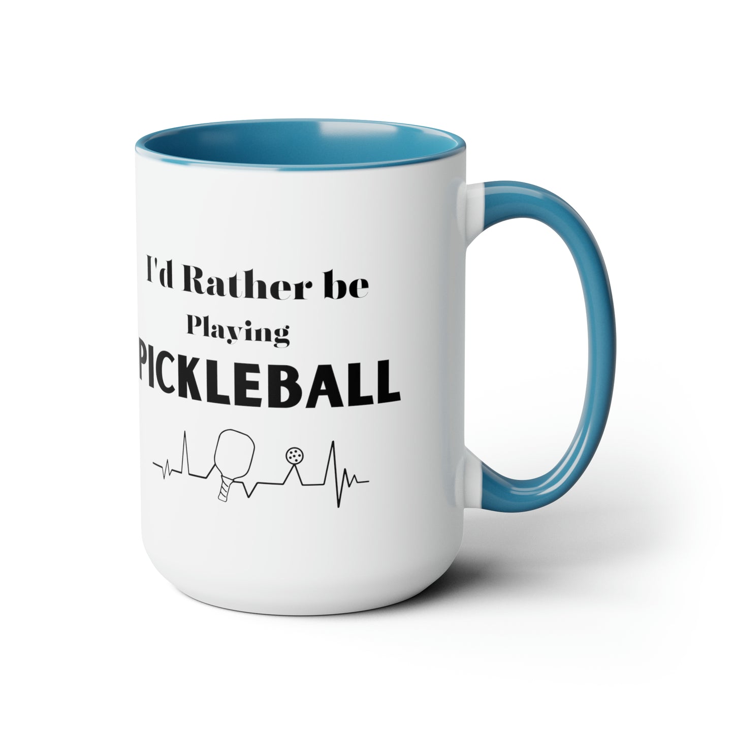 I'd rather be playing pickleball mug pickleball lover Daddy mug gift for her gift for him Coffee Mug pregnancy reveal gift wife Coffee tea
