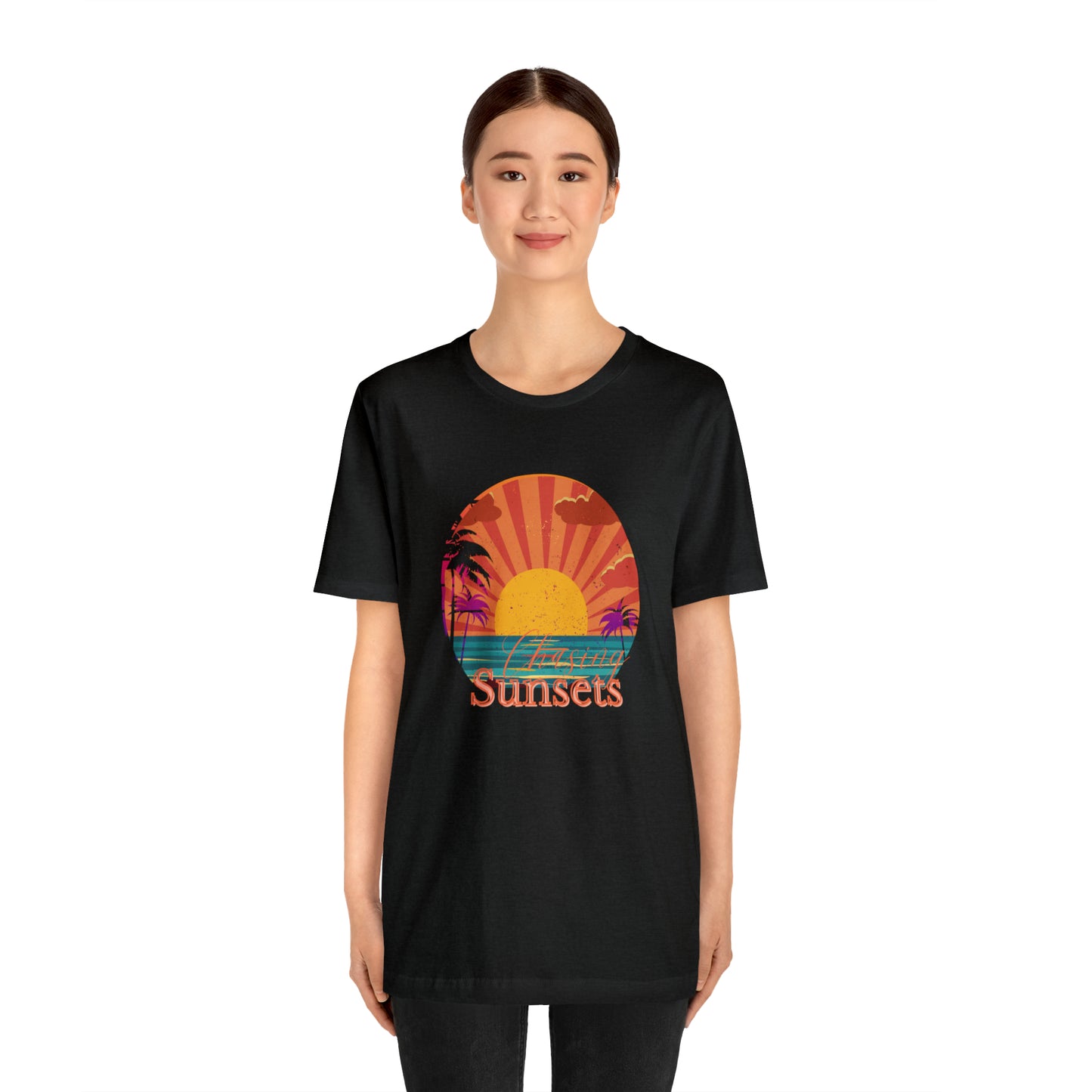 Chasing Sunsets shirt Adventurer shirt Good vibes only T shirt gift for her gift for him vacation shirt best friend