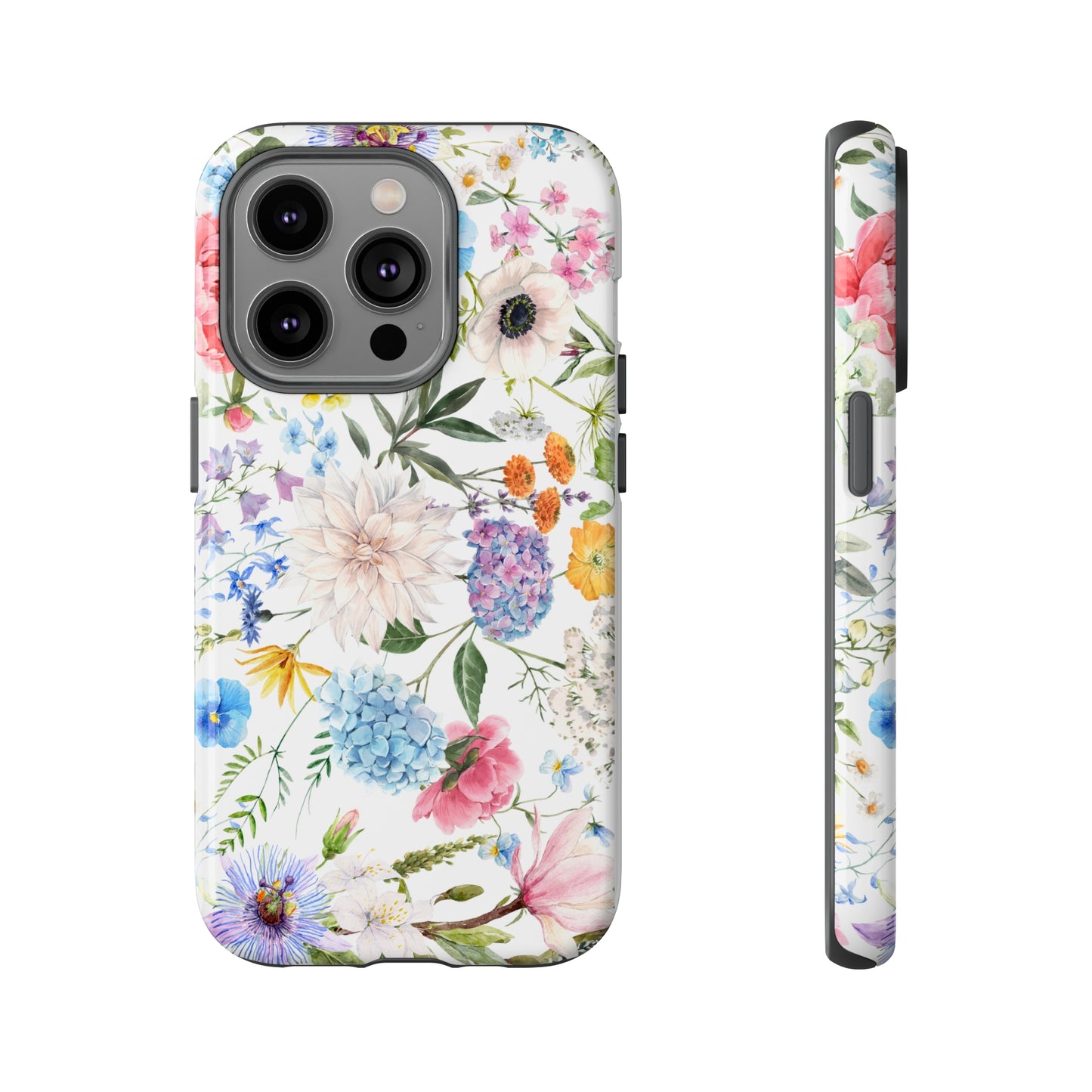 Floral phone case mother's day gift best friend gift for her gift for him flower cell phone cases Tough Cases