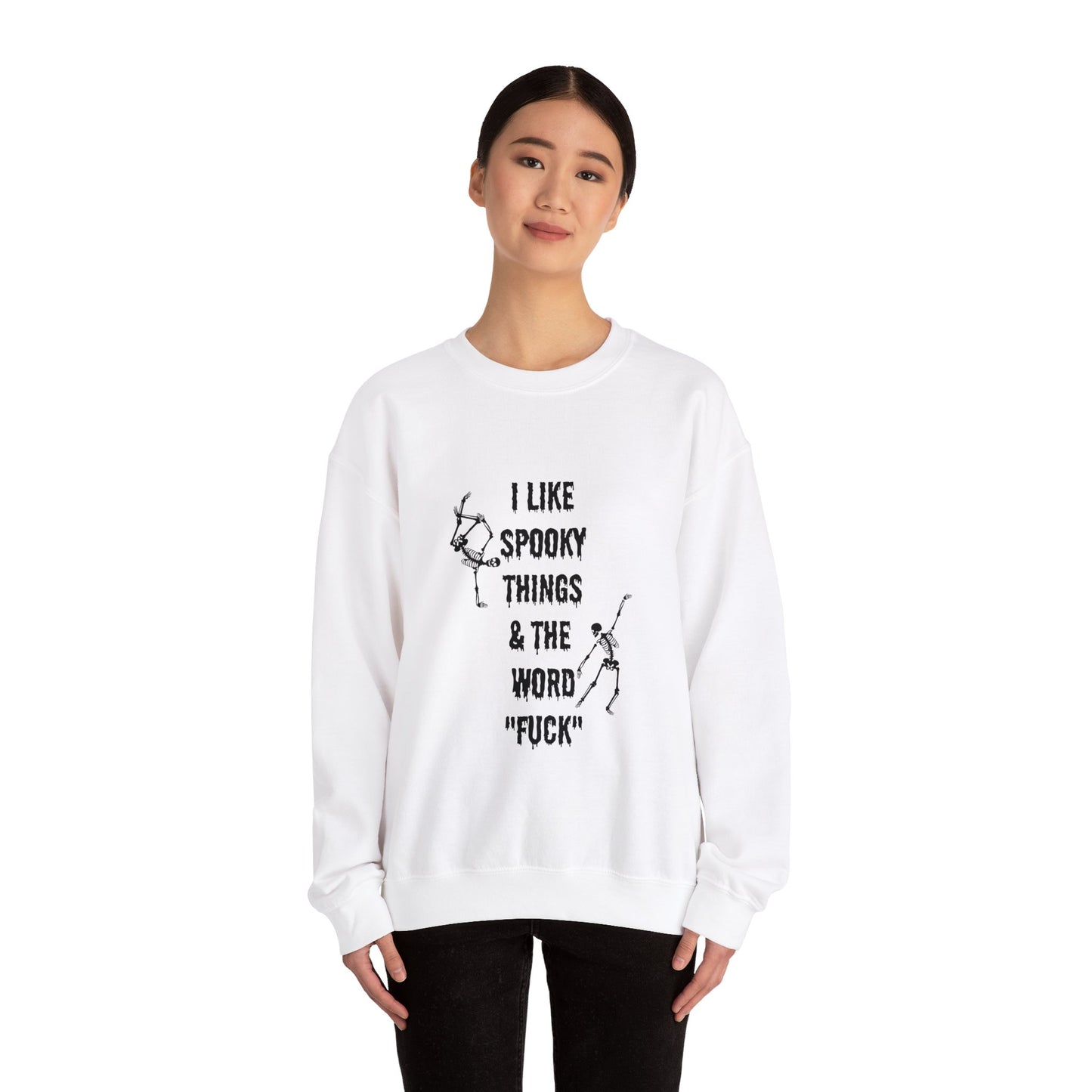 Halloween sweater Spooky things and the word fuck sweater Witchy sweatshirt Wicked Halloween sweater Witches Halloween Sweatshirt Christmas