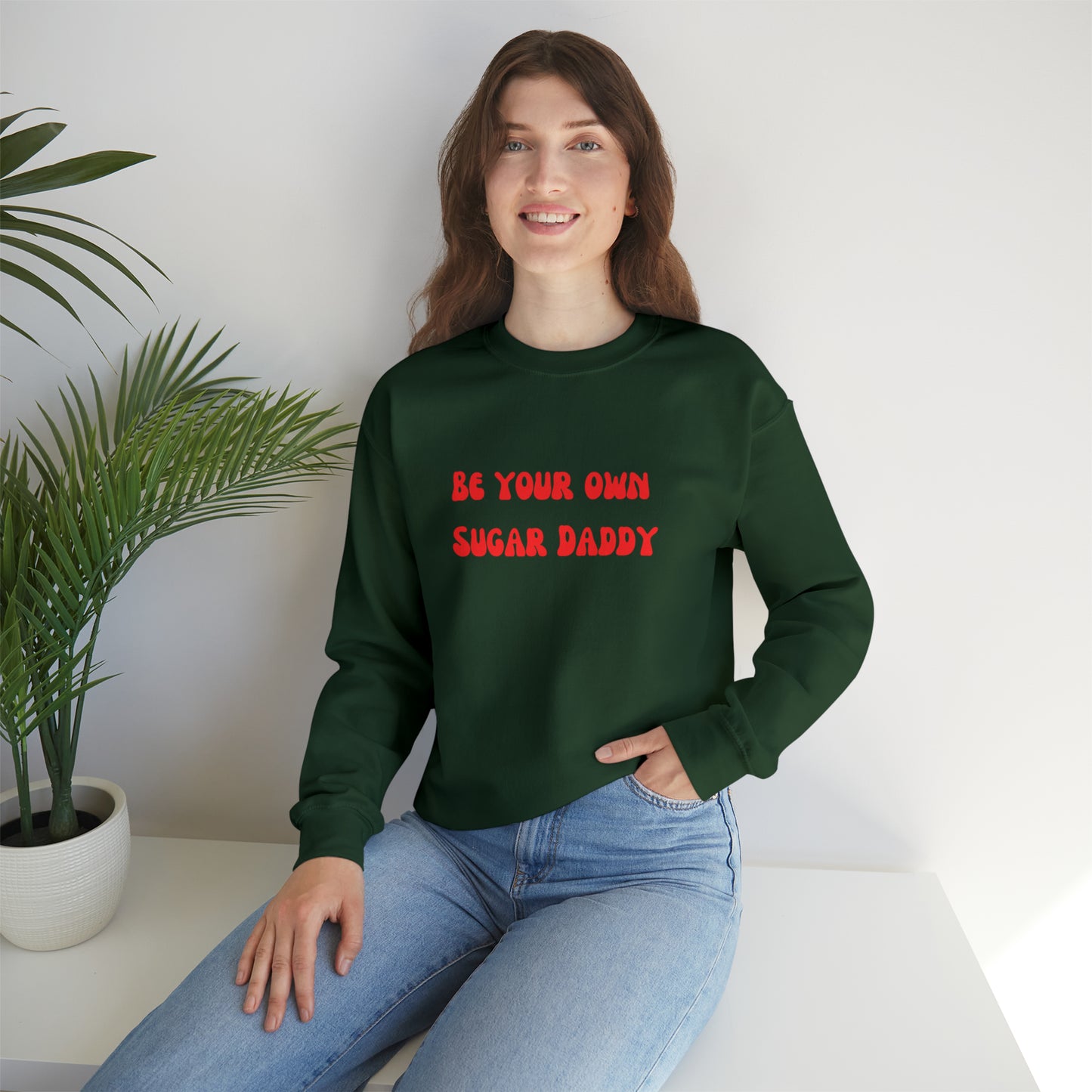 Be your own sugar daddy sweater birthday month Personalized birthday gift bridal Party Shirt gift for her gift for him Christmas gift