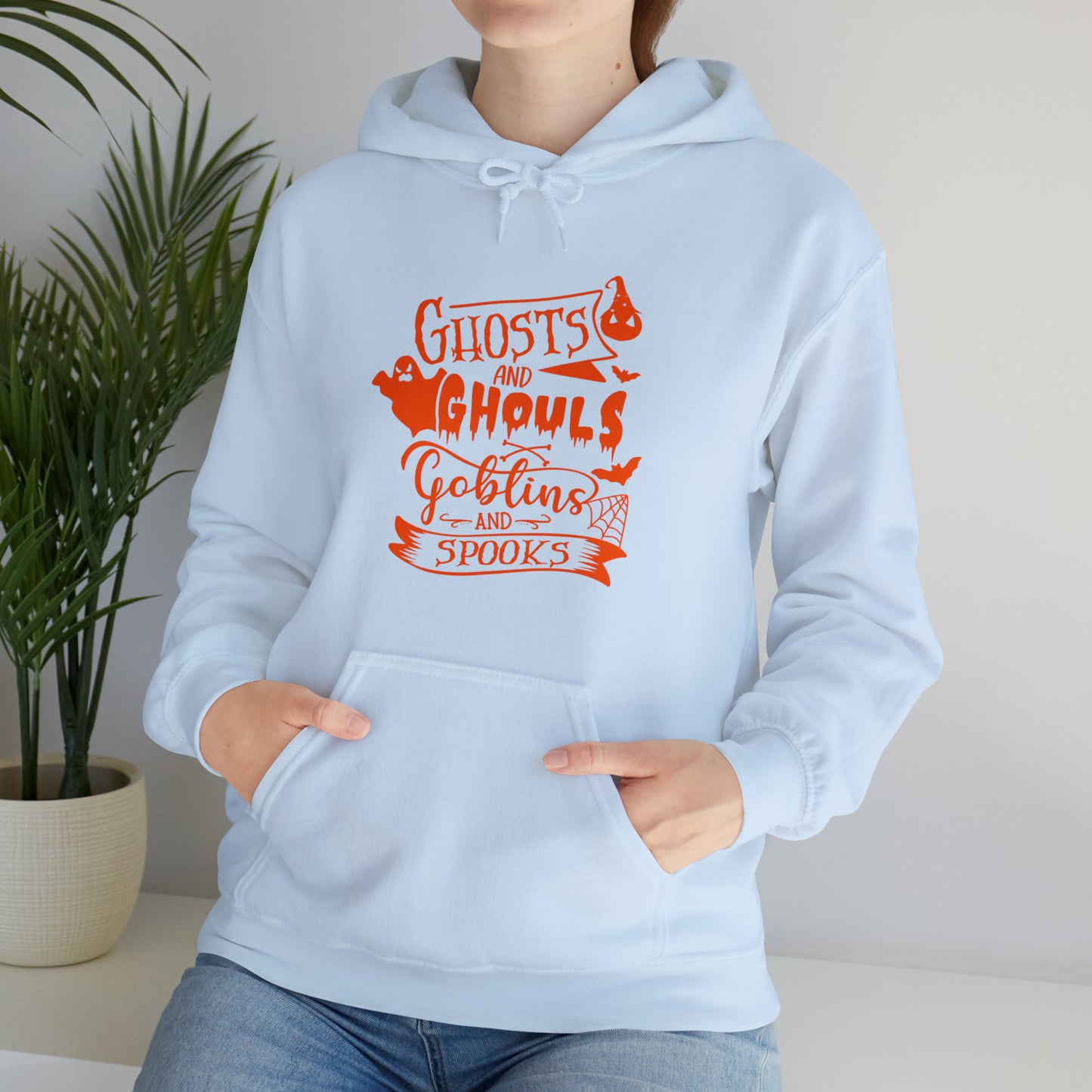 Spooky Halloween Hoodie, ghouls trick or treat ghost Halloween sweater,Halloween Sweatshirt,Spooky Season T Shirt,Christmas gift
