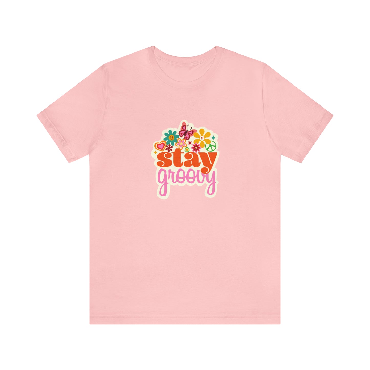 Stay Groovy t-shirt, Hippie shirt, good vibes shirt, summer fun style gift,travel shirt,best friend trip vacation trip