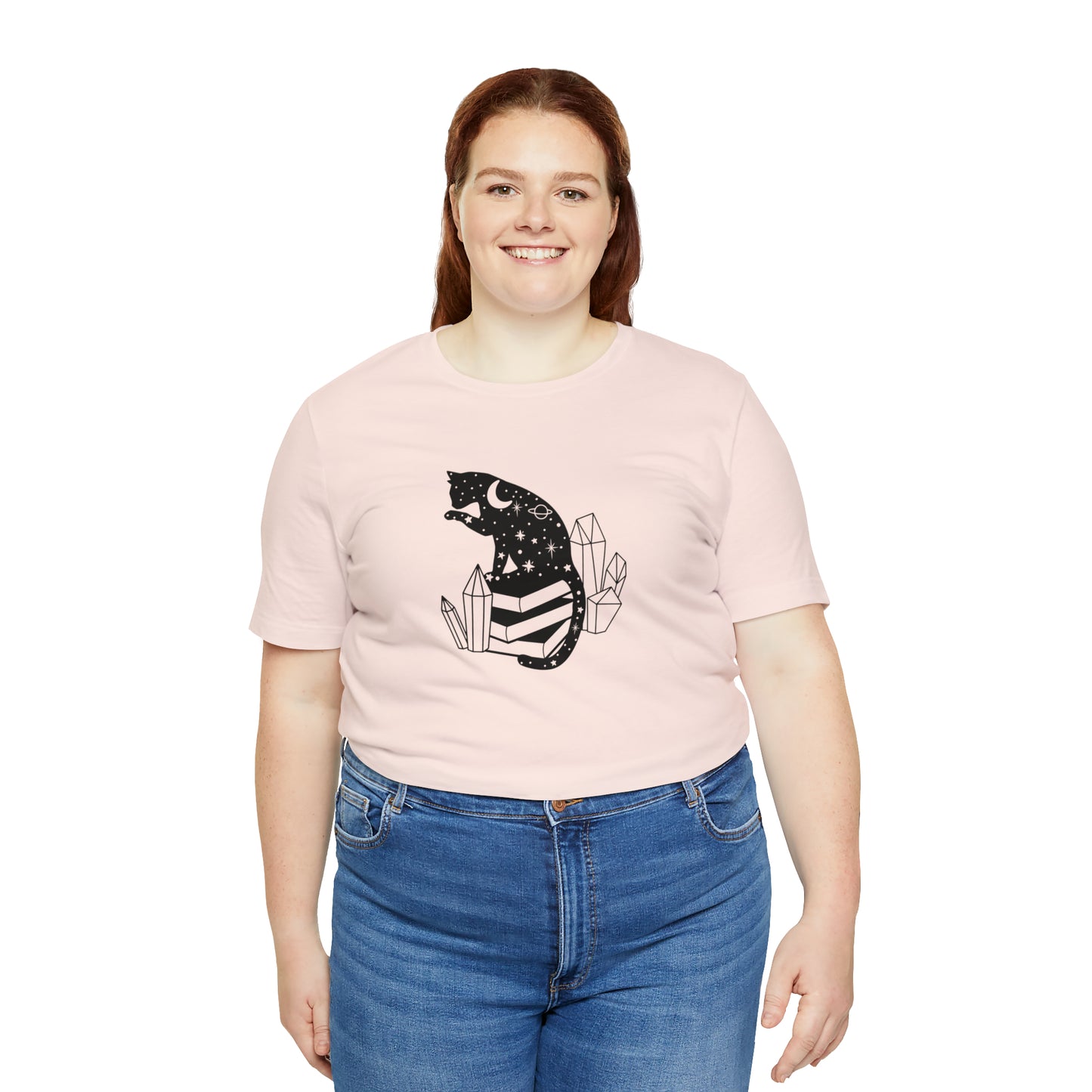 Cat lover tshirt book lover shirt crystal witchy cat Shirt Halloween Cat Sweatshirt Gift for Cat Lover Gift for Cat Mom Gift