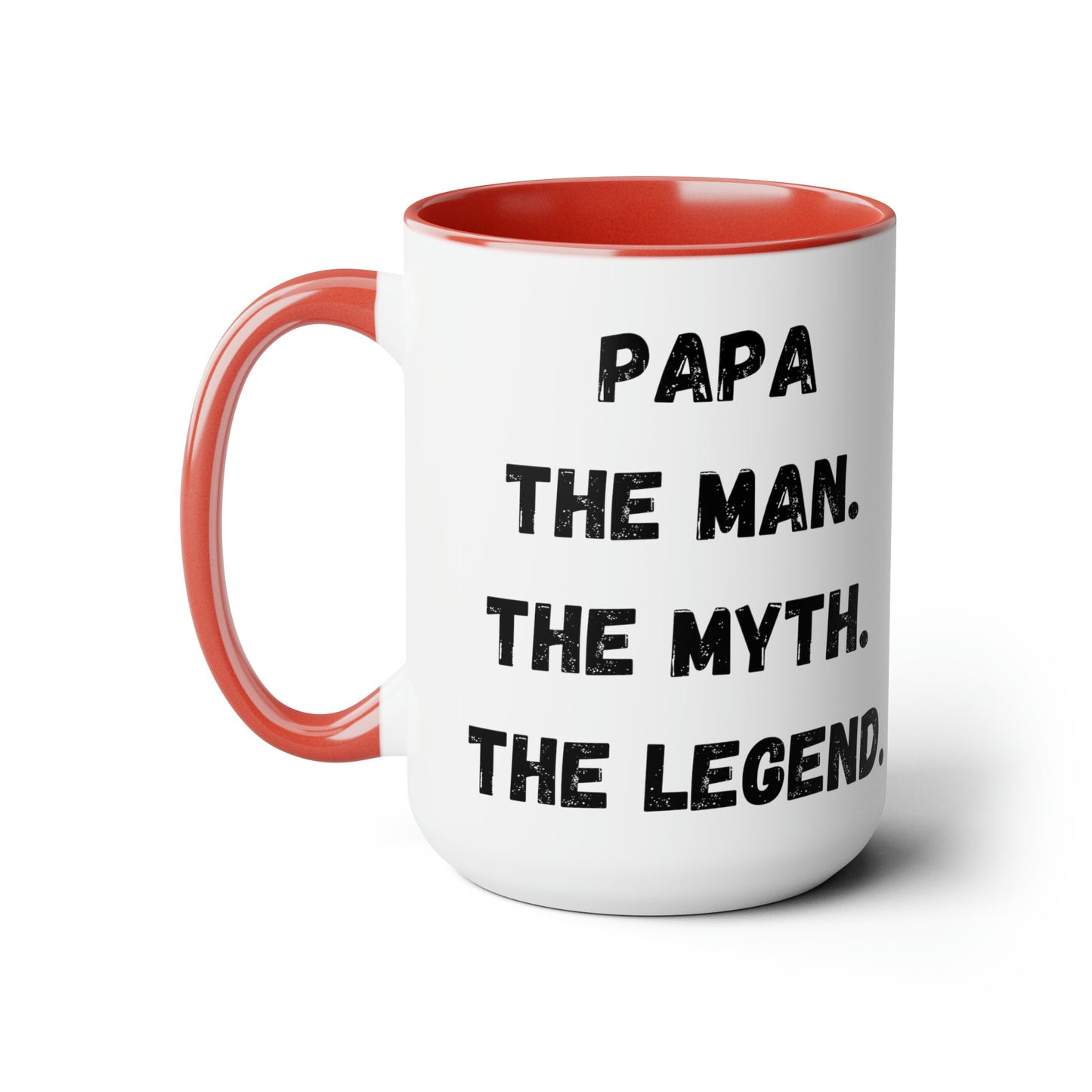 Papa the man the myth the legend mug Daddy mug love you dad gift Coffee Mug pregnancy reveal gift heart mug gift for her Mug wife Coffee tea