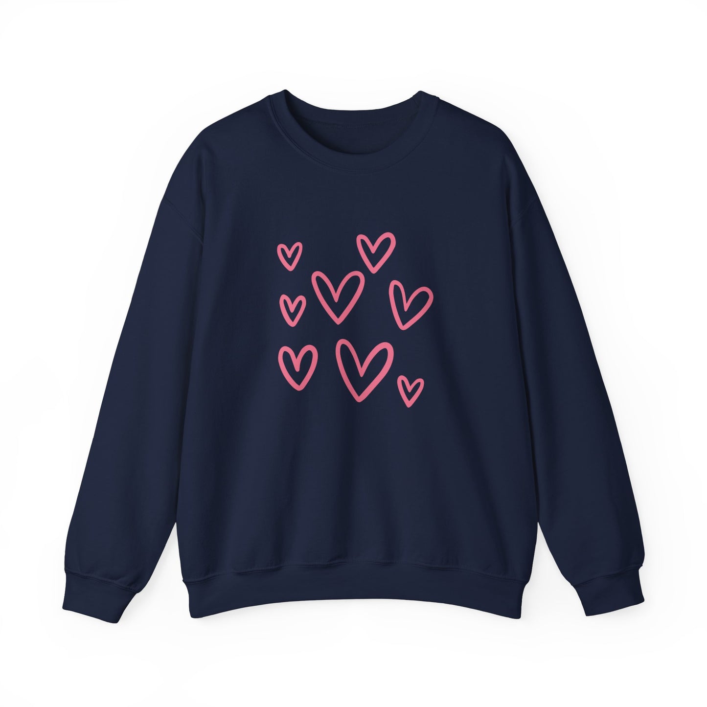 Heart Valentine's Day sweatshirt valentines shirt gift for her best friend gift galentine's day gift crewneck sweater women sweater love