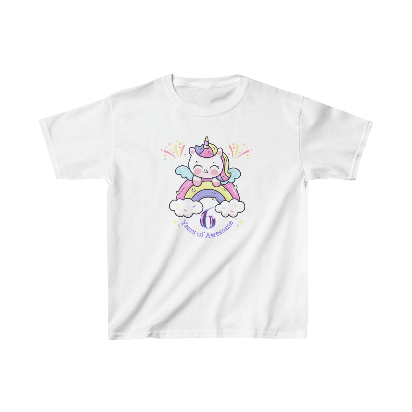 Birthday girl shirt 6 year birthday shirt kid wavy birthday party shirt Christmas shirt Rainbow cloud kid shirt birthday shirts birthday
