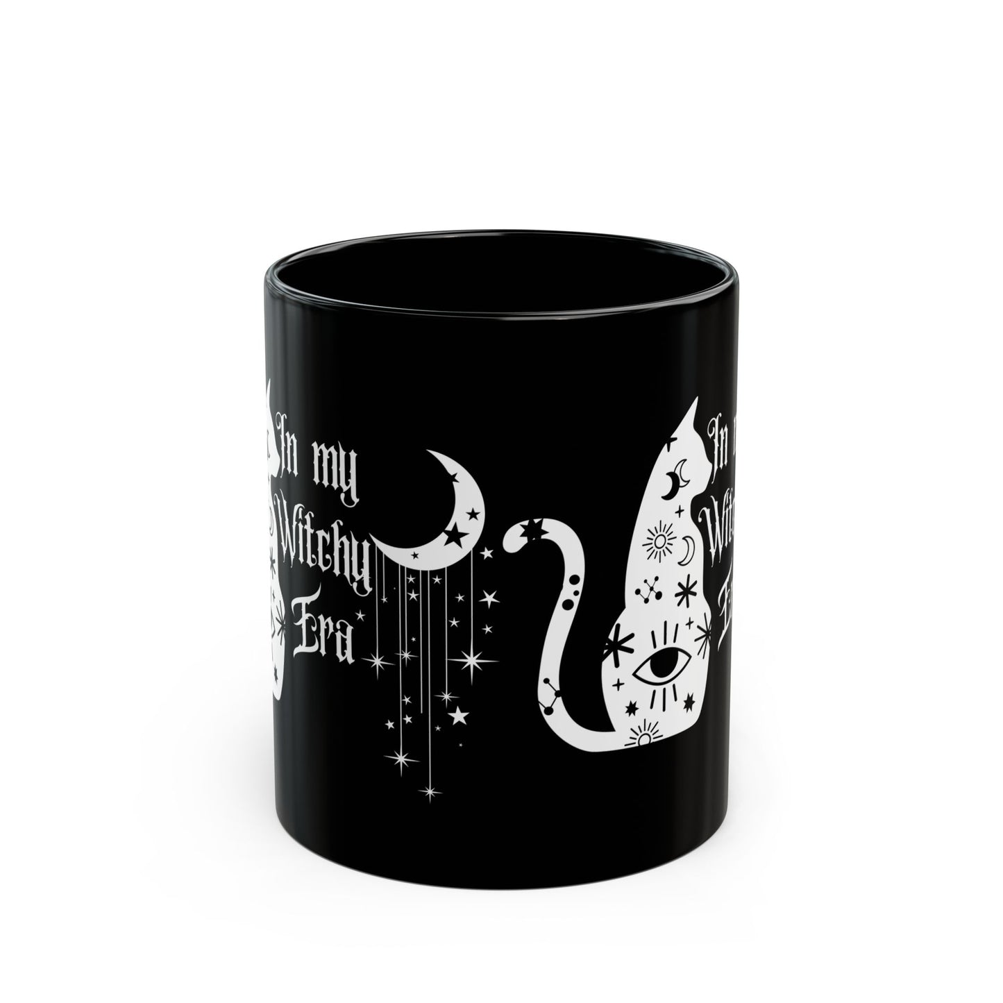 Halloween mug Witchy gift Black cat mug moon gift Spooky things mug I like spooky funny gift best friend gift Christmas BlackMug(11oz,15oz)