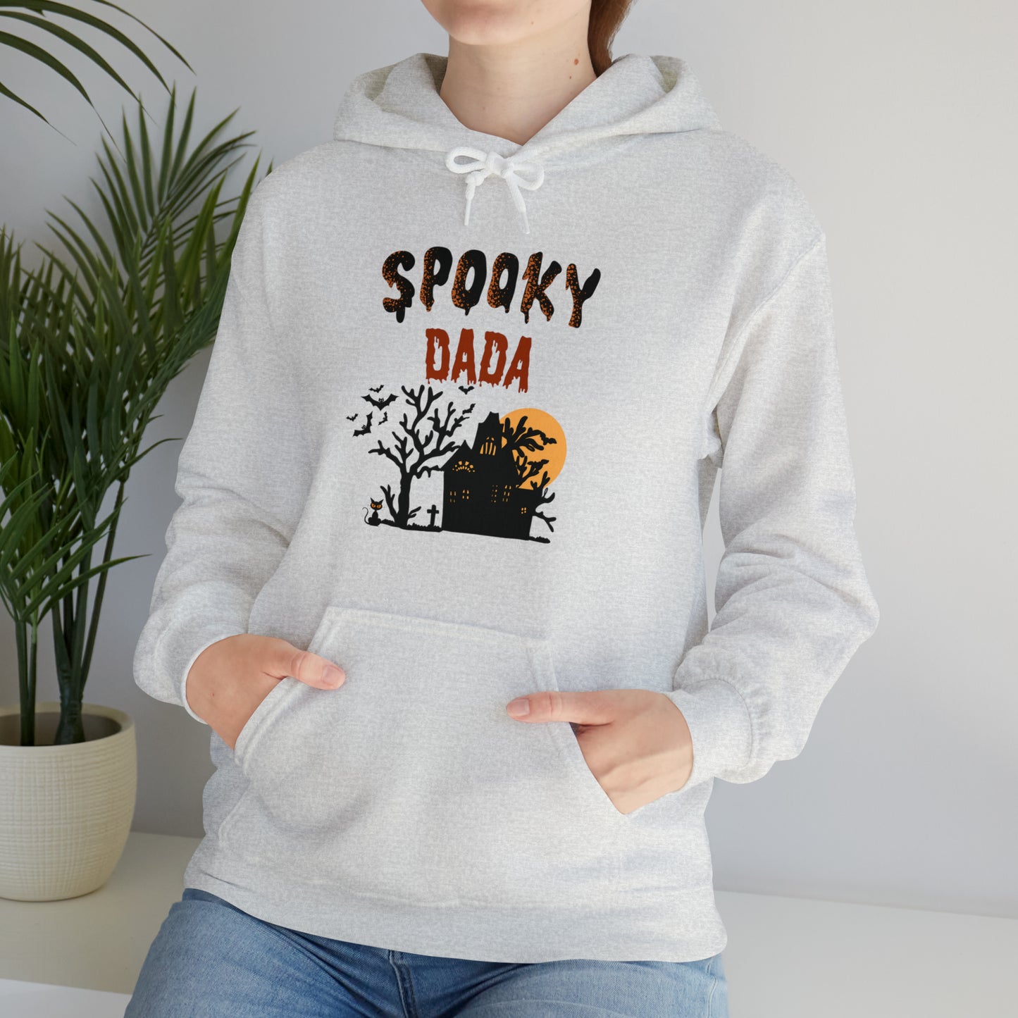 Spooky Dad Halloween Sweatshirt, Daddy haunted house sweatshirt Funny Halloween Horror sweater Halloween Sweatshirt, Halloween Tee, unisex
