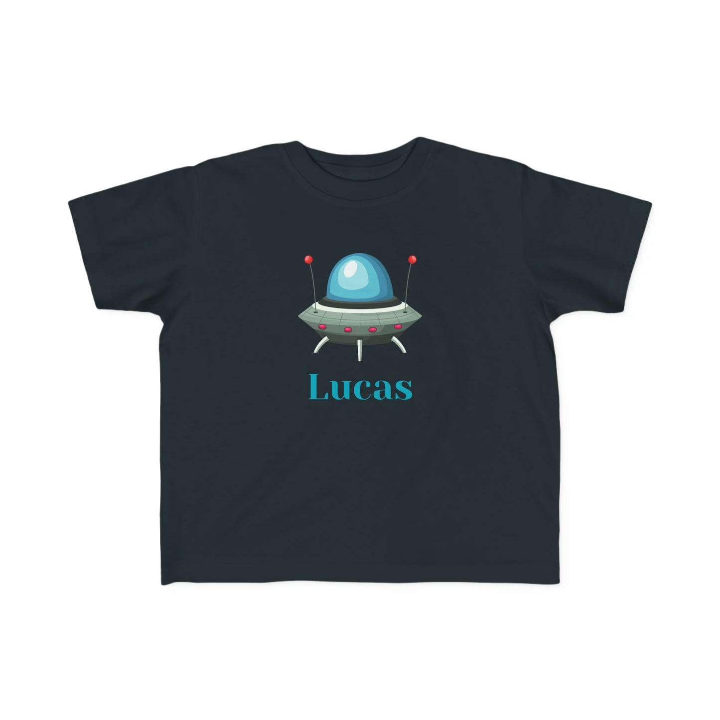 Personalized kid shirt ufo Shirt ufo shirt toddler birthday shirt Christmas shirt kid Tshirt Trex fun tee Toddler's Fine Jersey Tee
