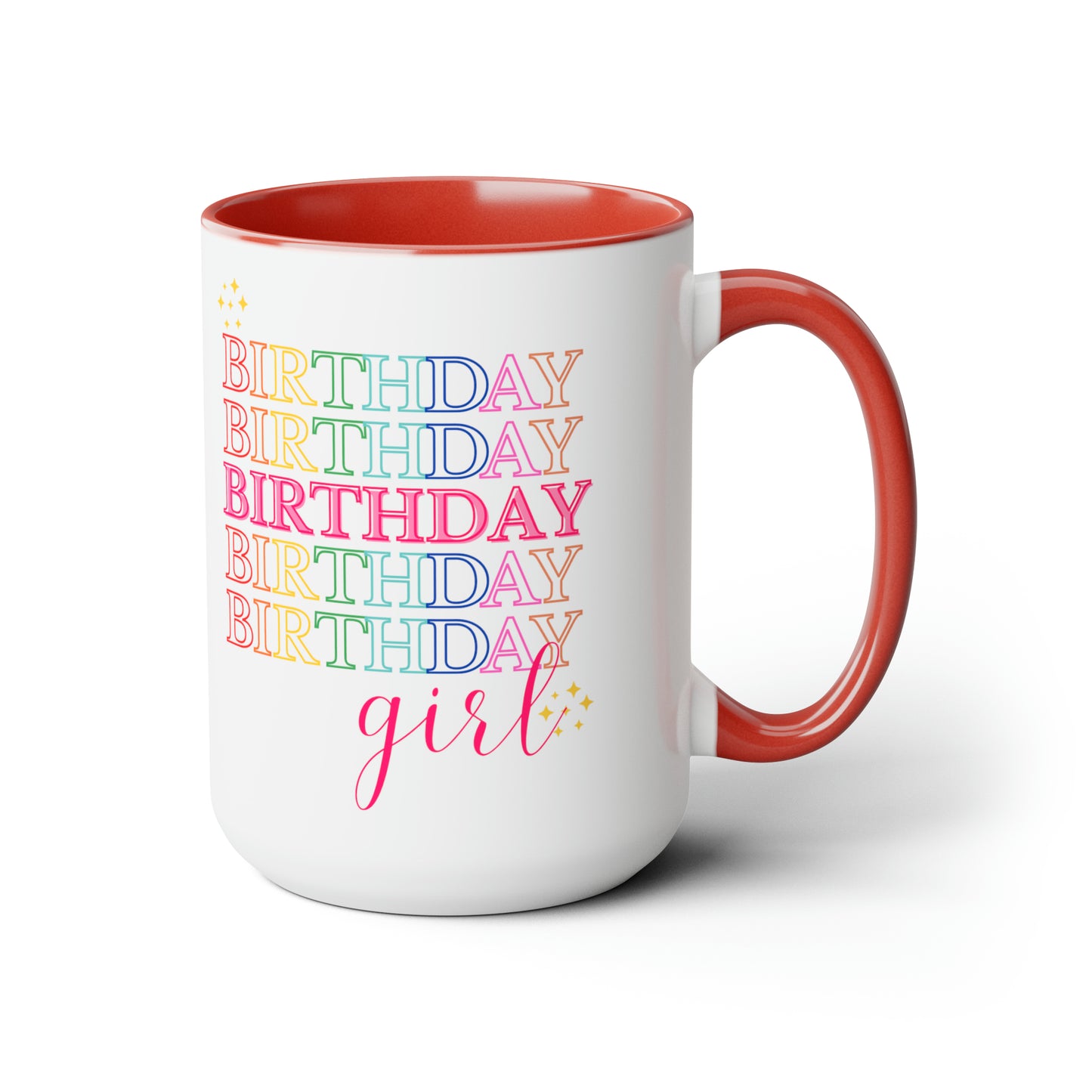 Birthday Girl mug Coffee Mug birthday party gift mug Floral mug gift for her Mug funny gift for wife Coffee Mugs tea Christmas gift 15oz