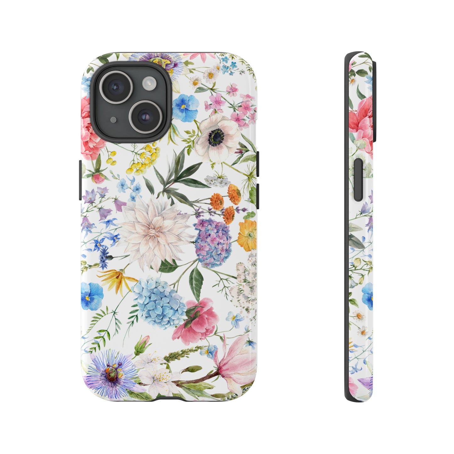 Floral phone case mother's day gift best friend gift for her gift for him flower cell phone cases Tough Cases