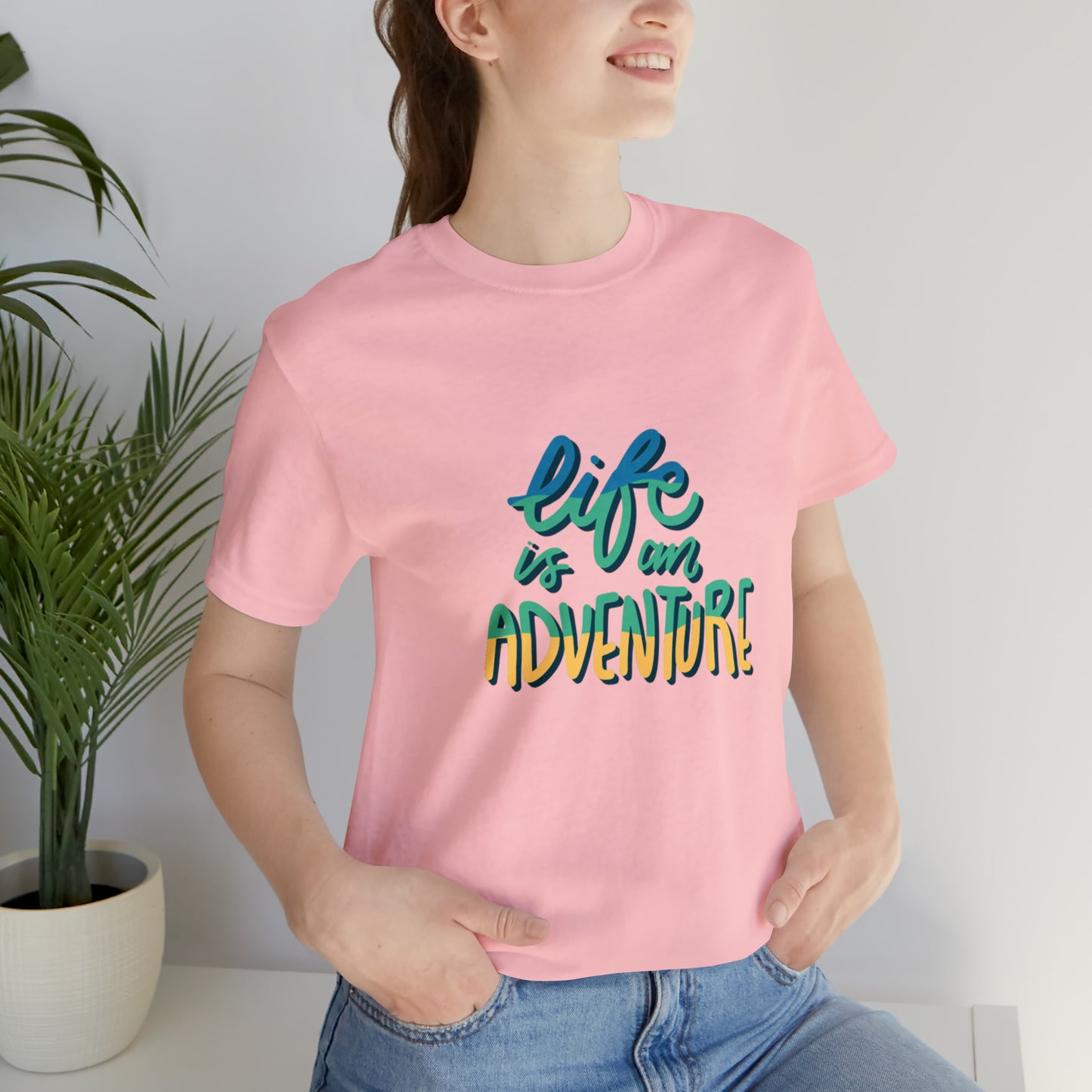 Life is a pure Adventure shirt, Good vibes only shirt, Adventurer shirt, Unisex gift, gift for her, gift for him, vacation shirt,best friend