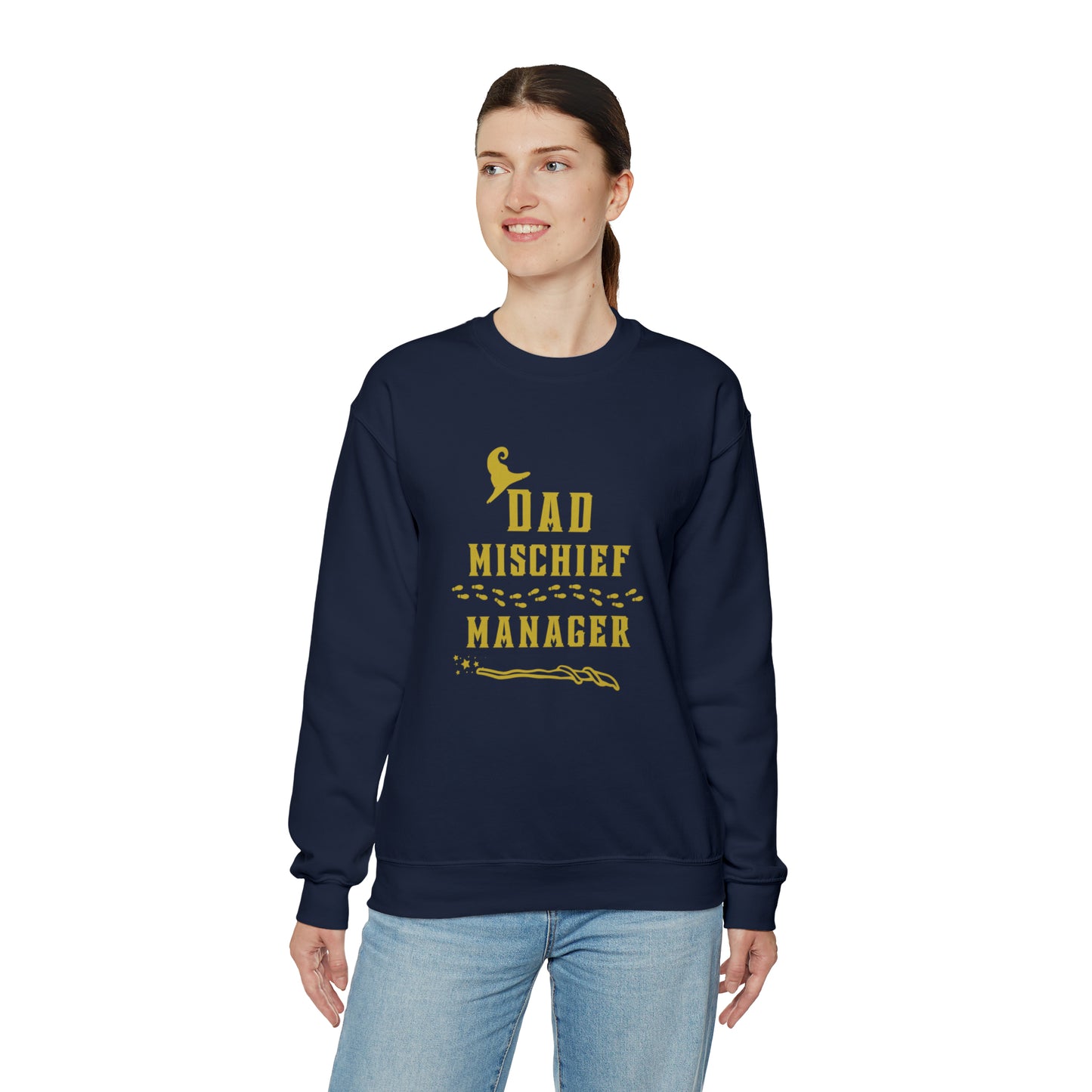 Dad Mischief Manager Hogwarts Alumni sweatshirt Universal Studios Shirts wizard House School Merry Christmas gift for her gift for him