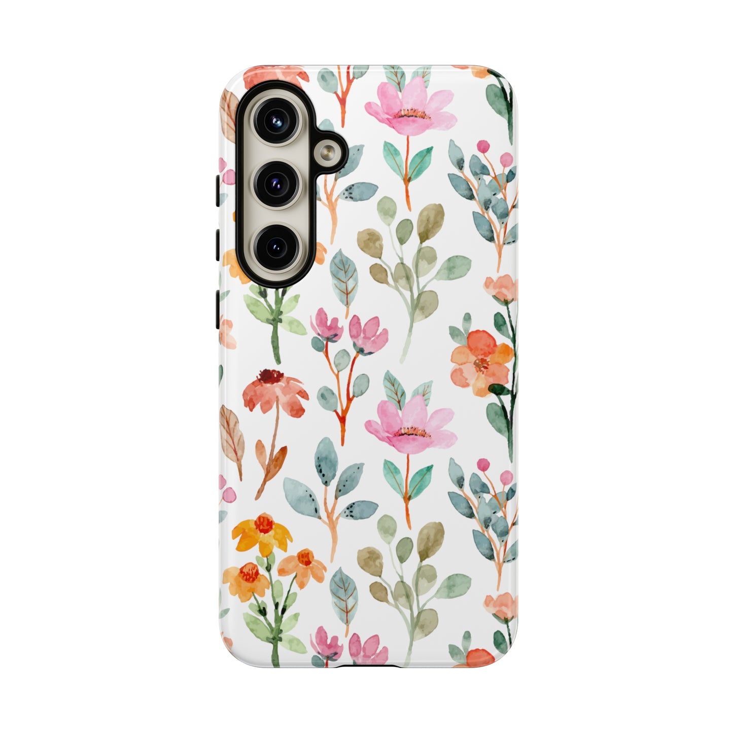 Floral phone case mother's day gift best friend gift for her gift for him flower cell phone cases Tough Cases