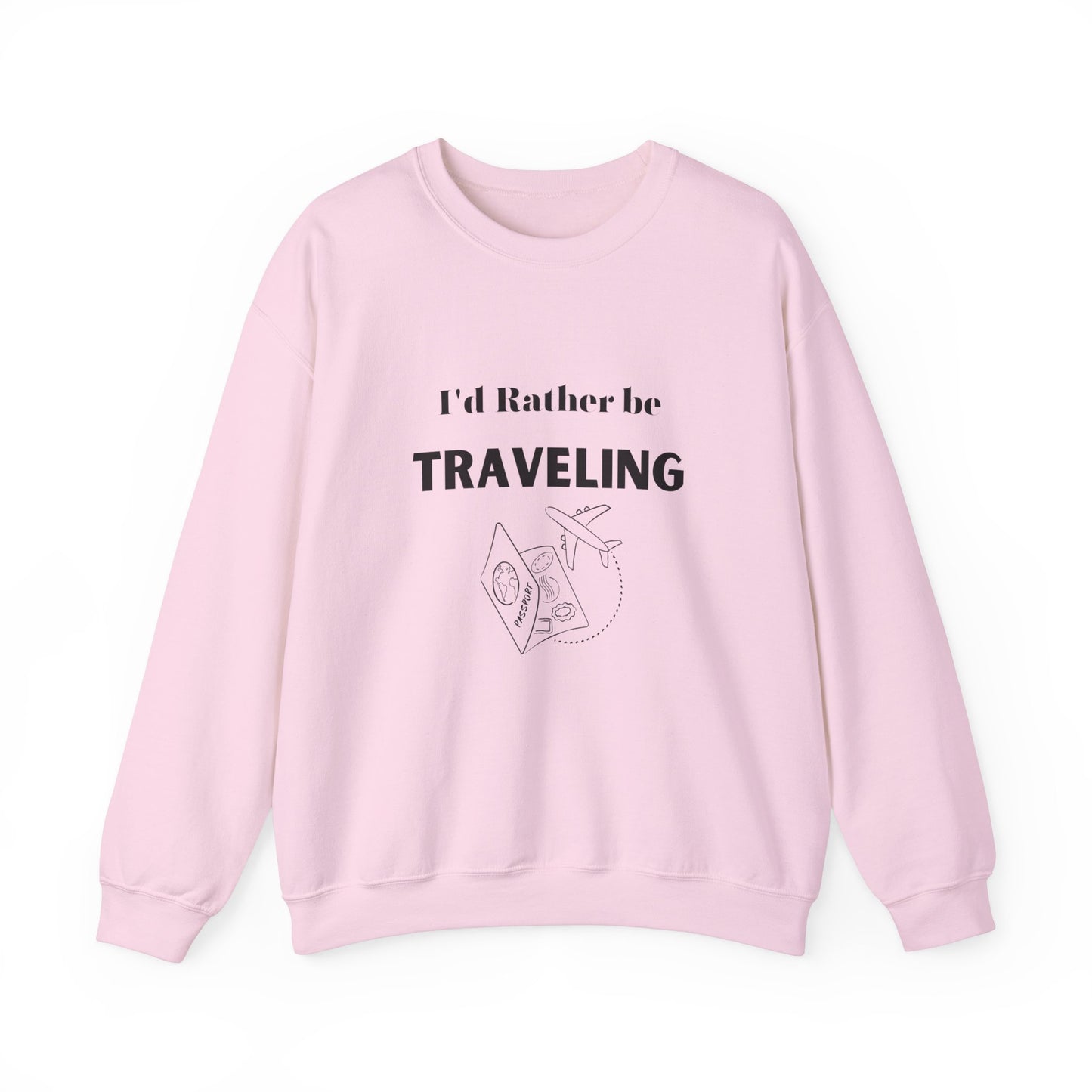 I'd rather be traveling sweater travel lover gift vacation sweatshirt valentines shirt gift for her best friend gift galentine's day