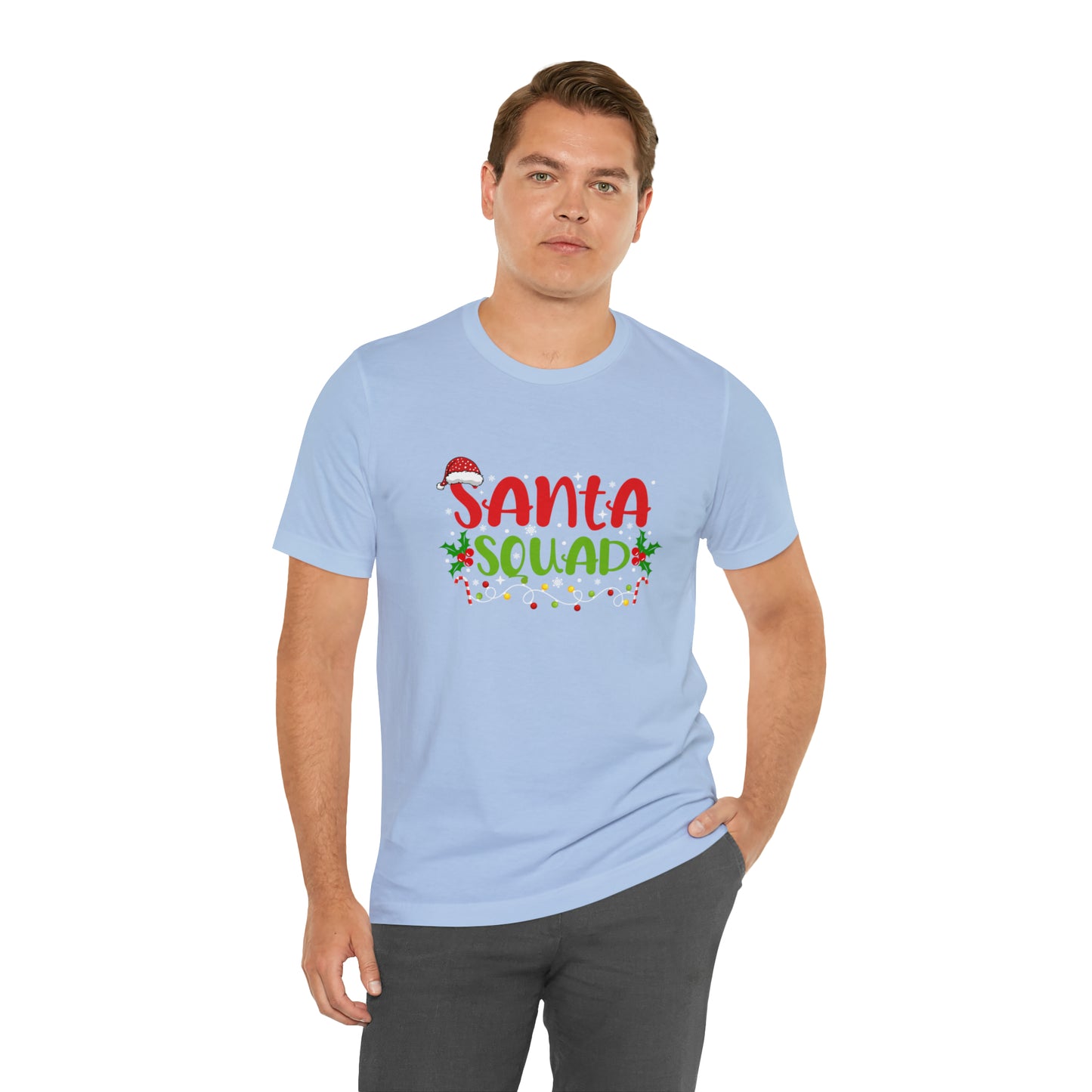 Santa's squad Matching Family Christmas Shirts Santa claus Hat family tshirts Family Christmas Shirt Xmas Tee Custom Christmas Tshirt photos