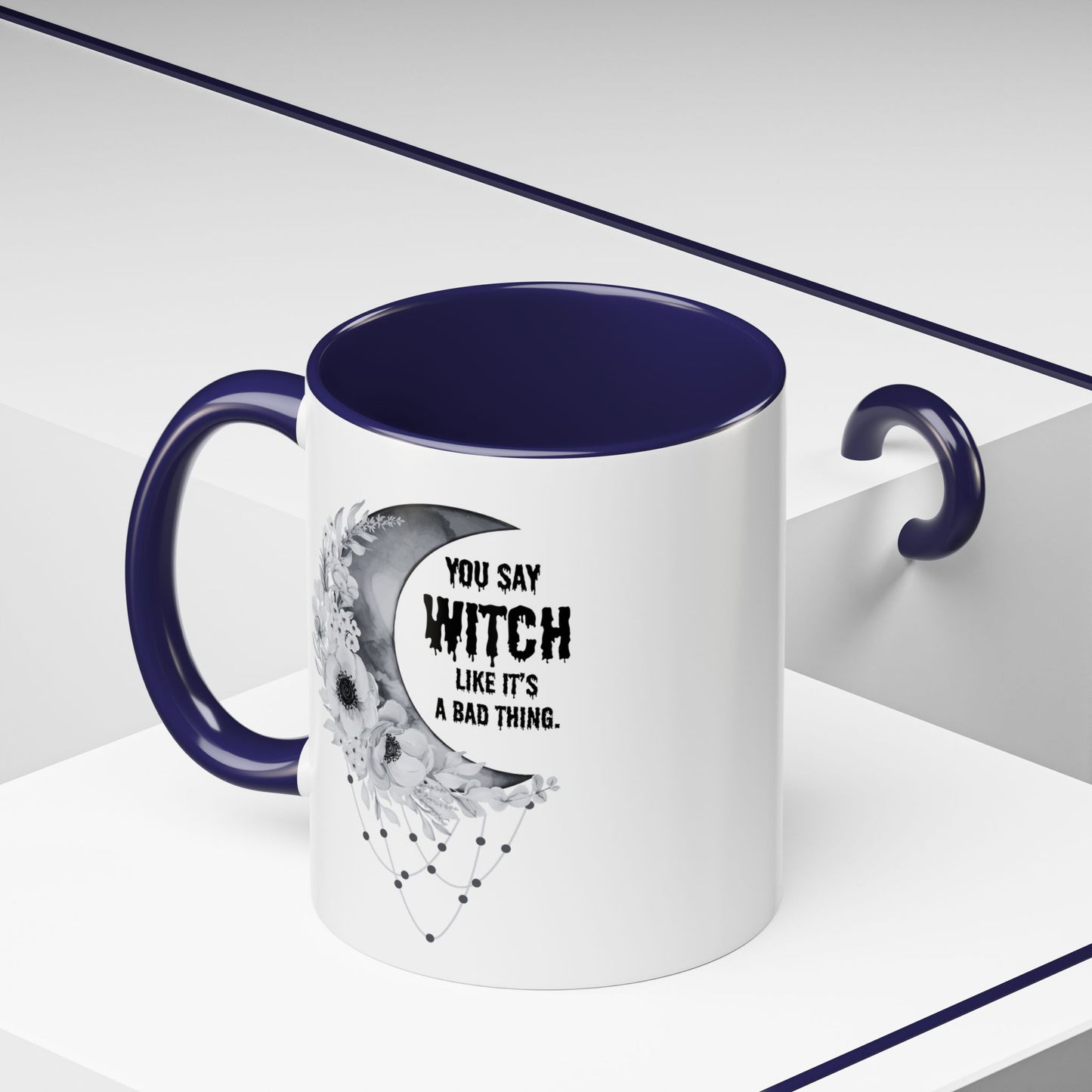 Witch mug Halloween mug Spooky things mug office funny gift best friend gift Christmas word fuck sarcastic humour gift Coffee Mug(11, 15oz)