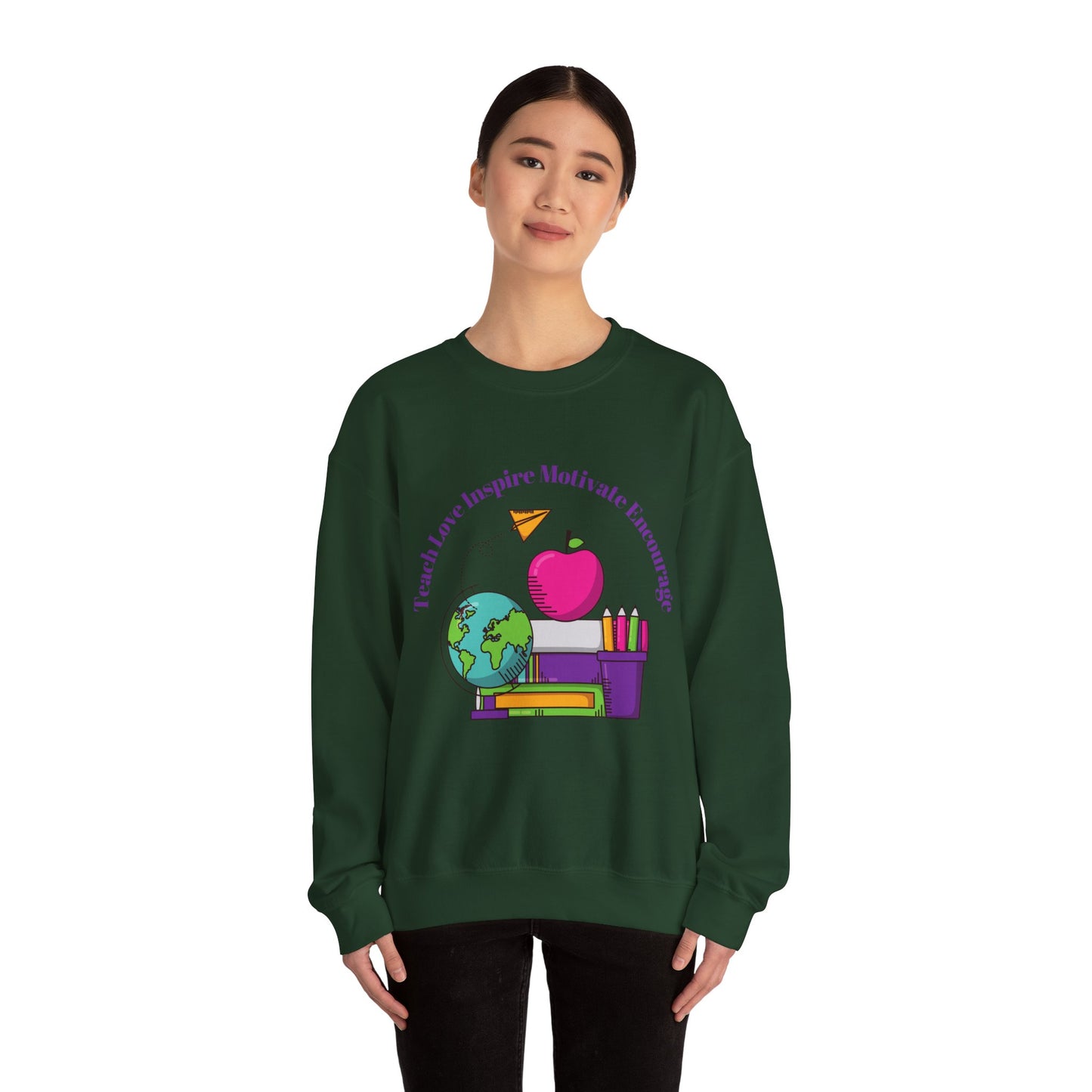 Teacher love motivate sweater gift for her teacher sweater custom sweater funny Valentine's sweater gift for him professor gift birthday