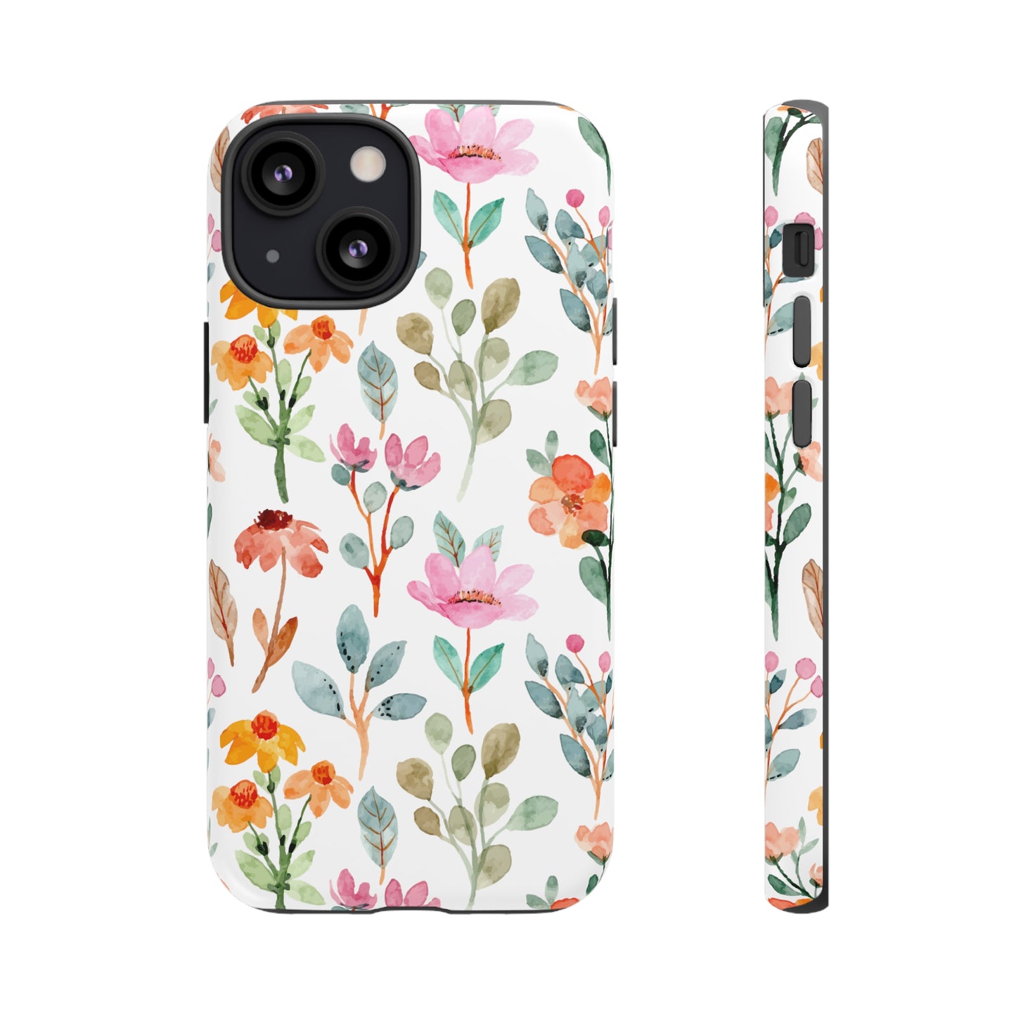 Floral phone case mother's day gift best friend gift for her gift for him flower cell phone cases Tough Cases