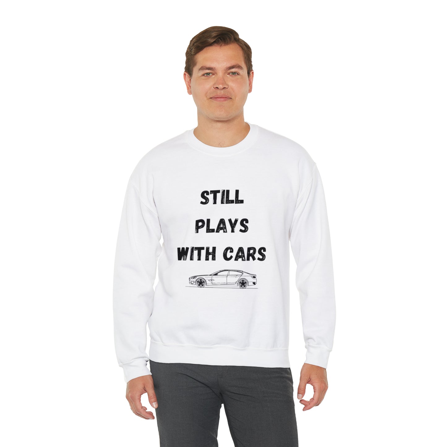 Funny sweatShirt Men, Still Plays with cars, I'll be In The Garage Shirt, Fathers Day Gift, Dad shirt, Husband birthday Gift, Garage TShirt