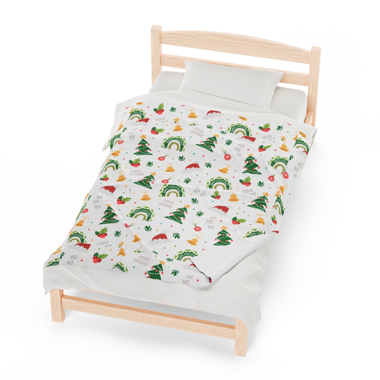 Christmas Blanket holiday blanket christmas movie watching blanket Merry christmas  blanket Velveteen Plush Blanket