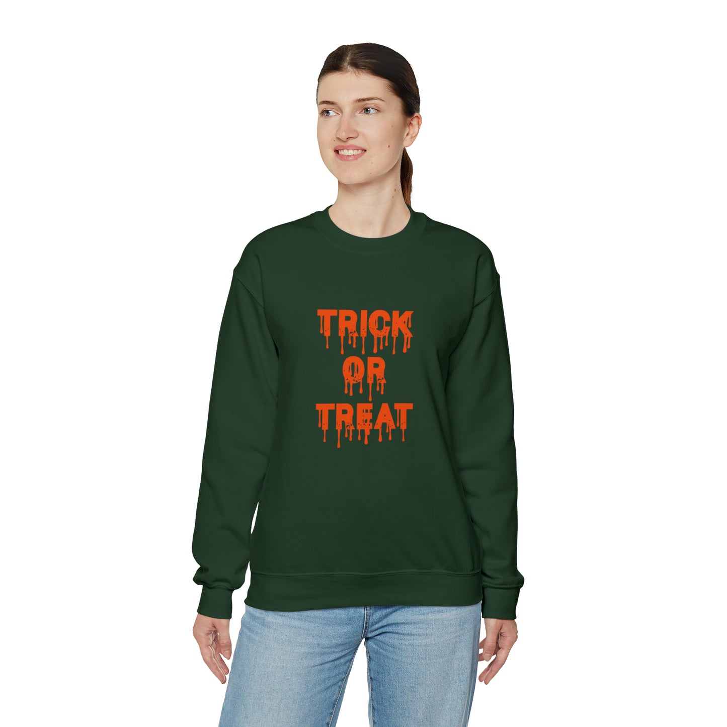 Trick or Treat Funny Halloween Sweatshirt Funny Halloween Horror Shirt, Halloween Funny Tee unisex gift gift for her for him