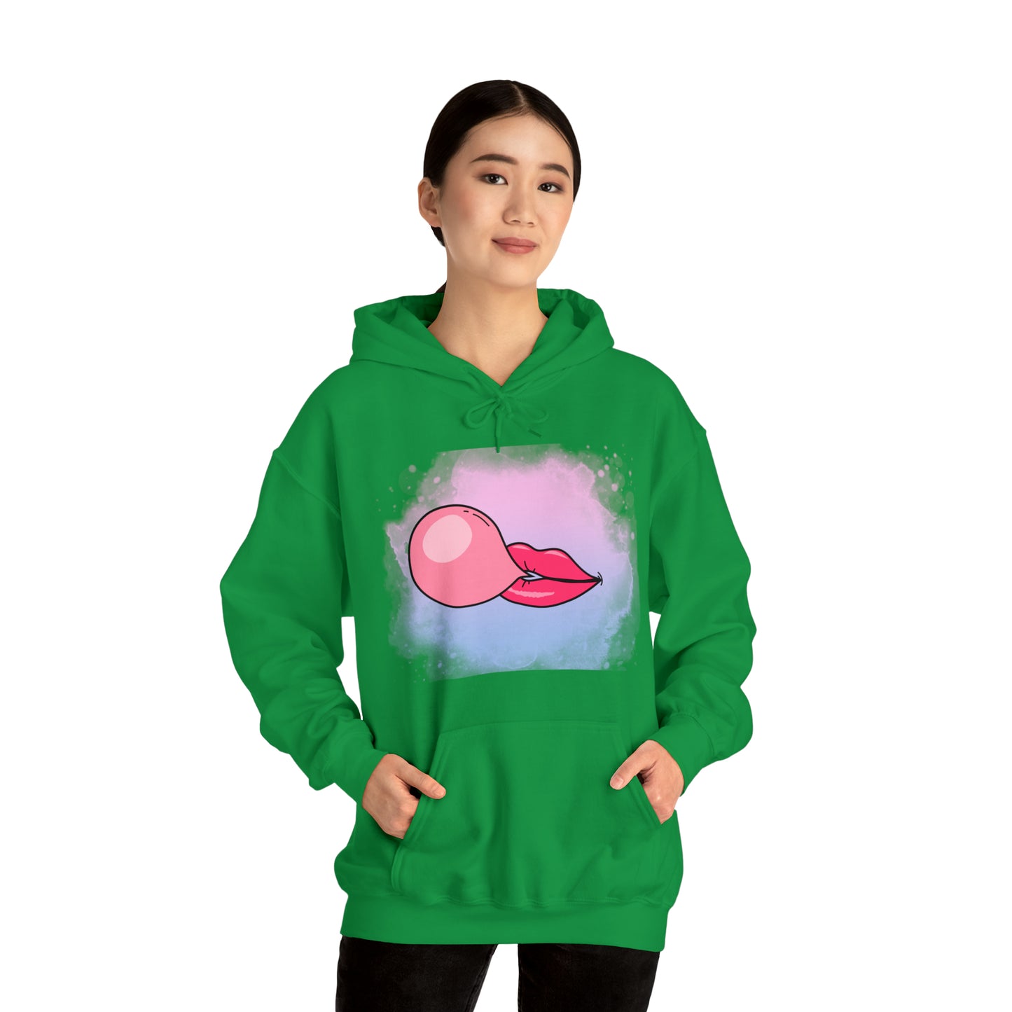 Bubble Gum kiss Hoodie, Summer Bubblegum shirt, Birthday gift for her, Galantine gift for her, best friend gift,birthday vacation,Unisex