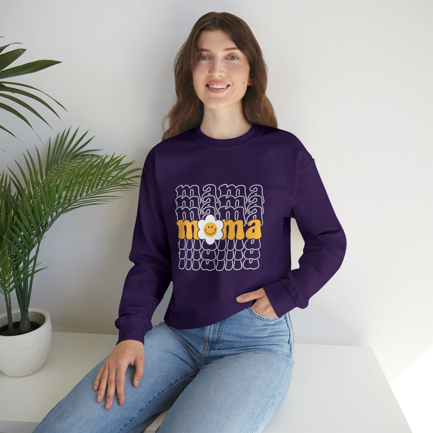 Mama vibes sweater, Mother Mom sweatshirt, Gift for mom, Christmas gift for her, yoga wear for her,for him, Birthday gift for her,Ga
