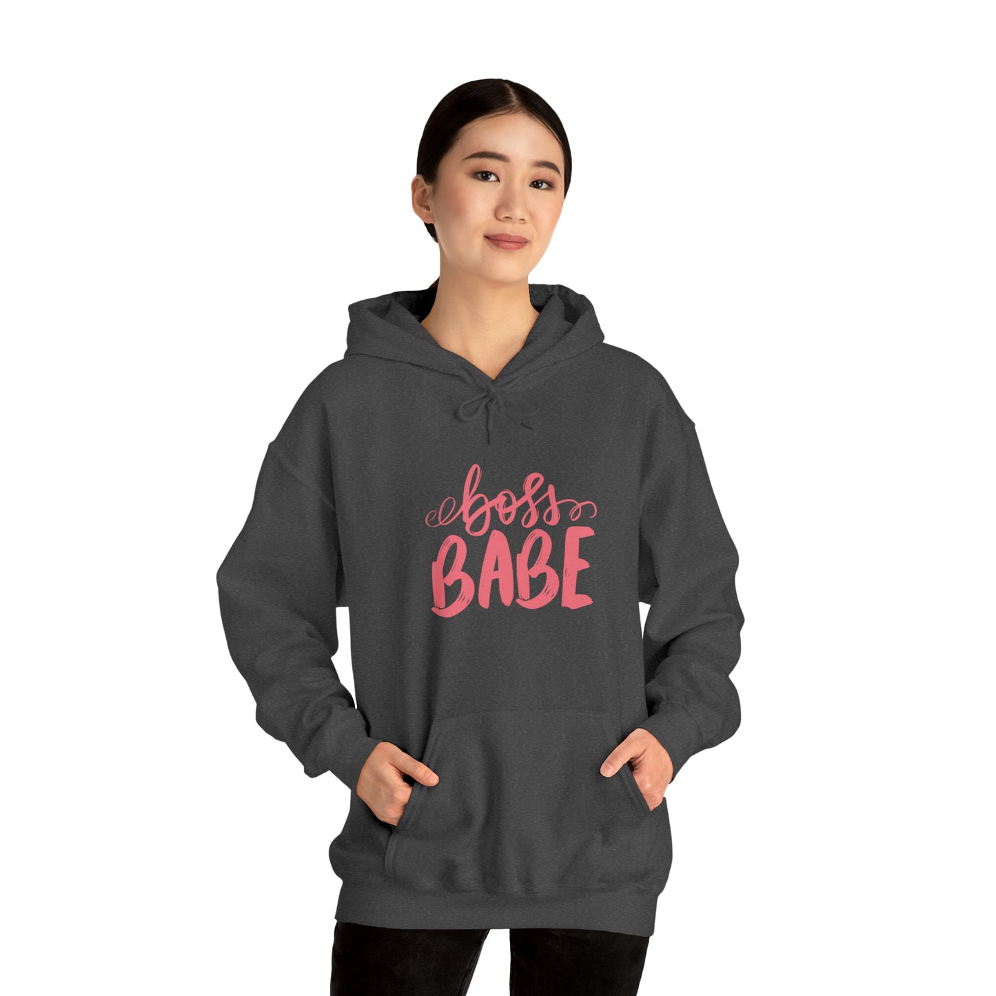 Boss Babe hoodie, boss babe energy, gift for her, millionaire babe, Unisex Heavy Blend Hooded Sweatshirt