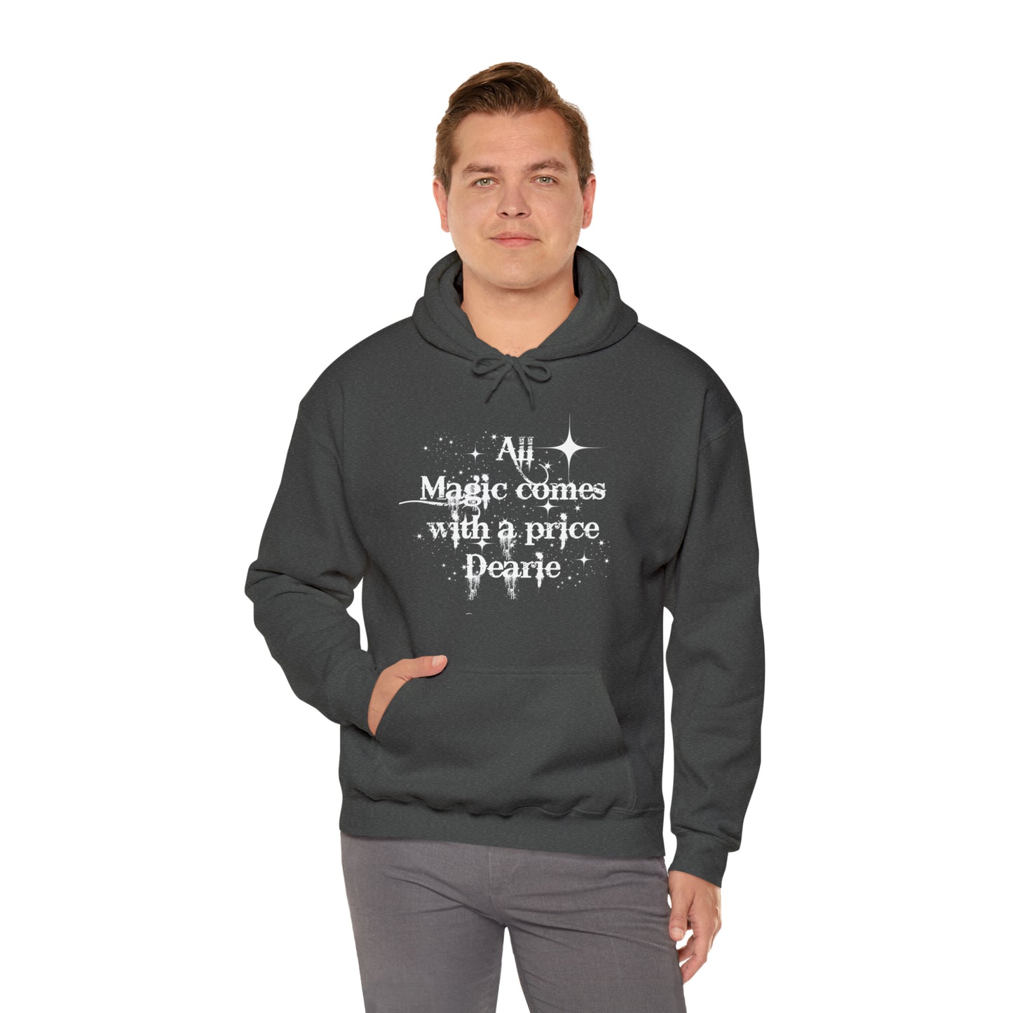 All magic comes with a price Dearie hoodie,OUAT Fan gift, Rumpelstiltskin gift for her, Christmas gift, Unisex Heavy Blend Hooded Sweatshirt