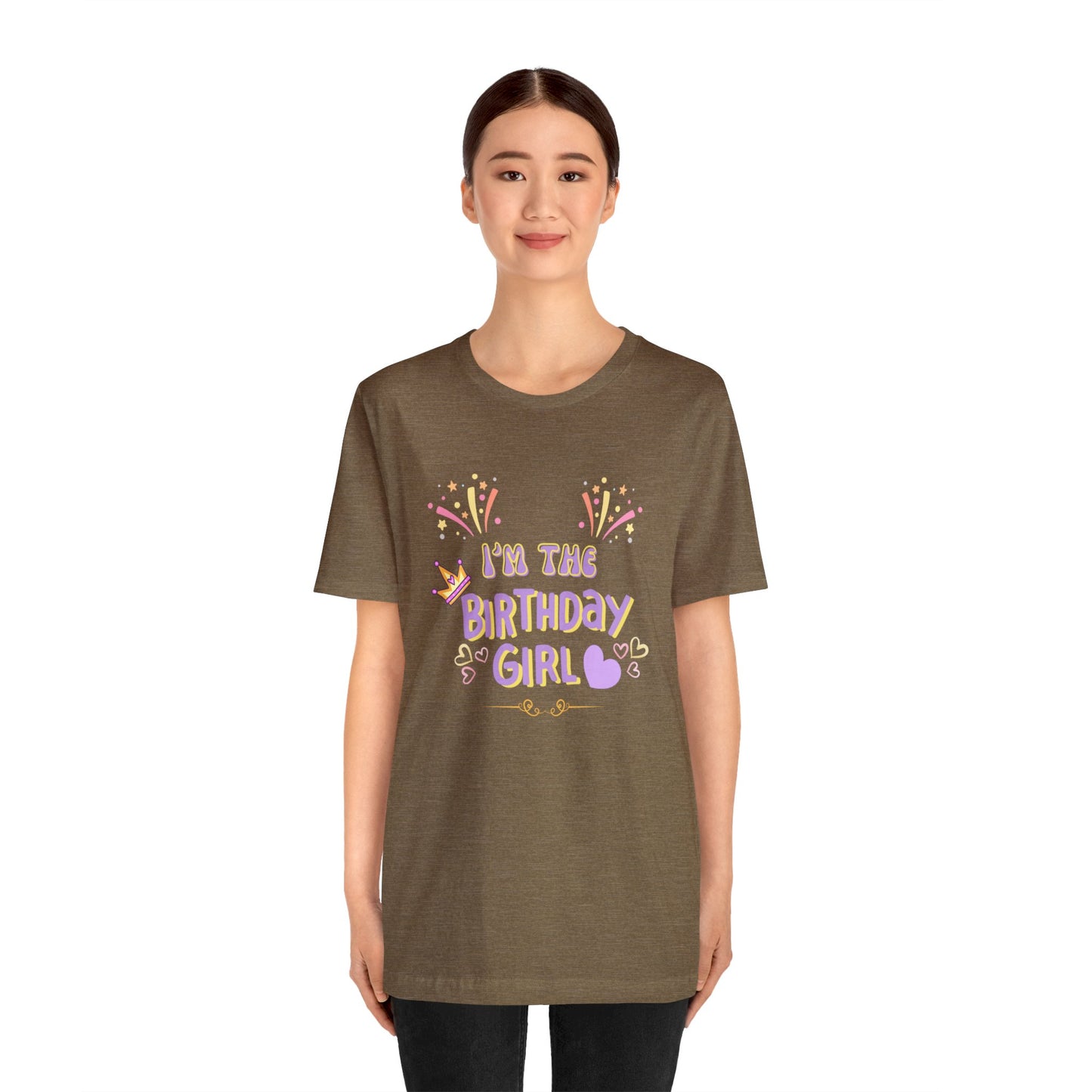 I'm the Birthday girl shirt birthday girl shirt birthday shirt gift for her best friend gift birthday party attire month Tshirt birthday