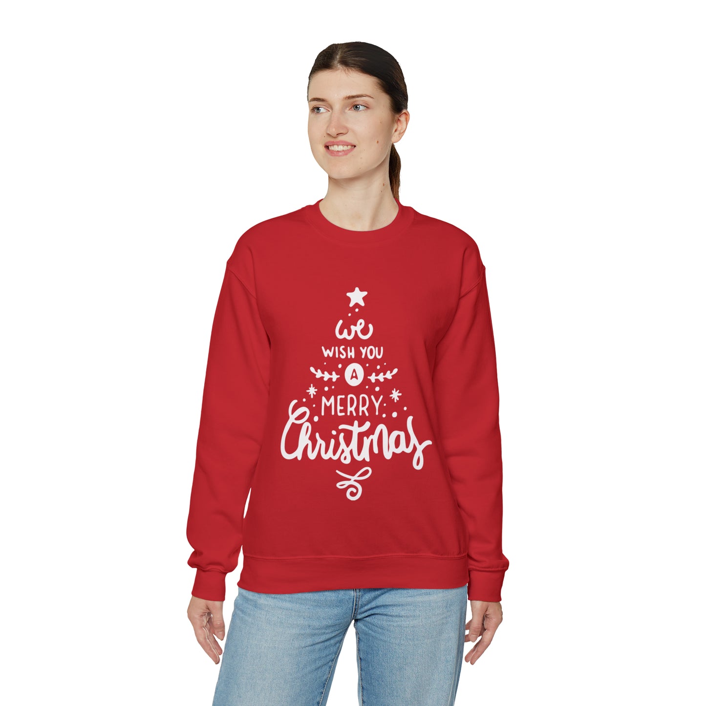 Red Festive AF sweater Merry Bright Christmas sweatshirt Holiday Sweater Christmas gift