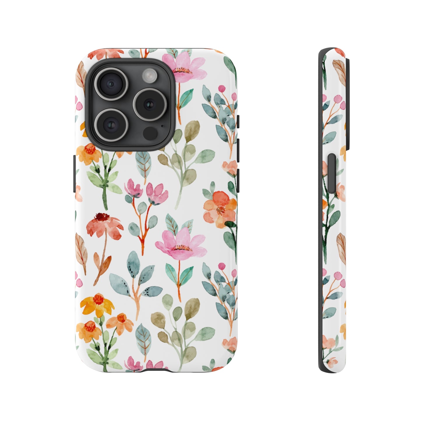 Floral phone case mother's day gift best friend gift for her gift for him flower cell phone cases Tough Cases