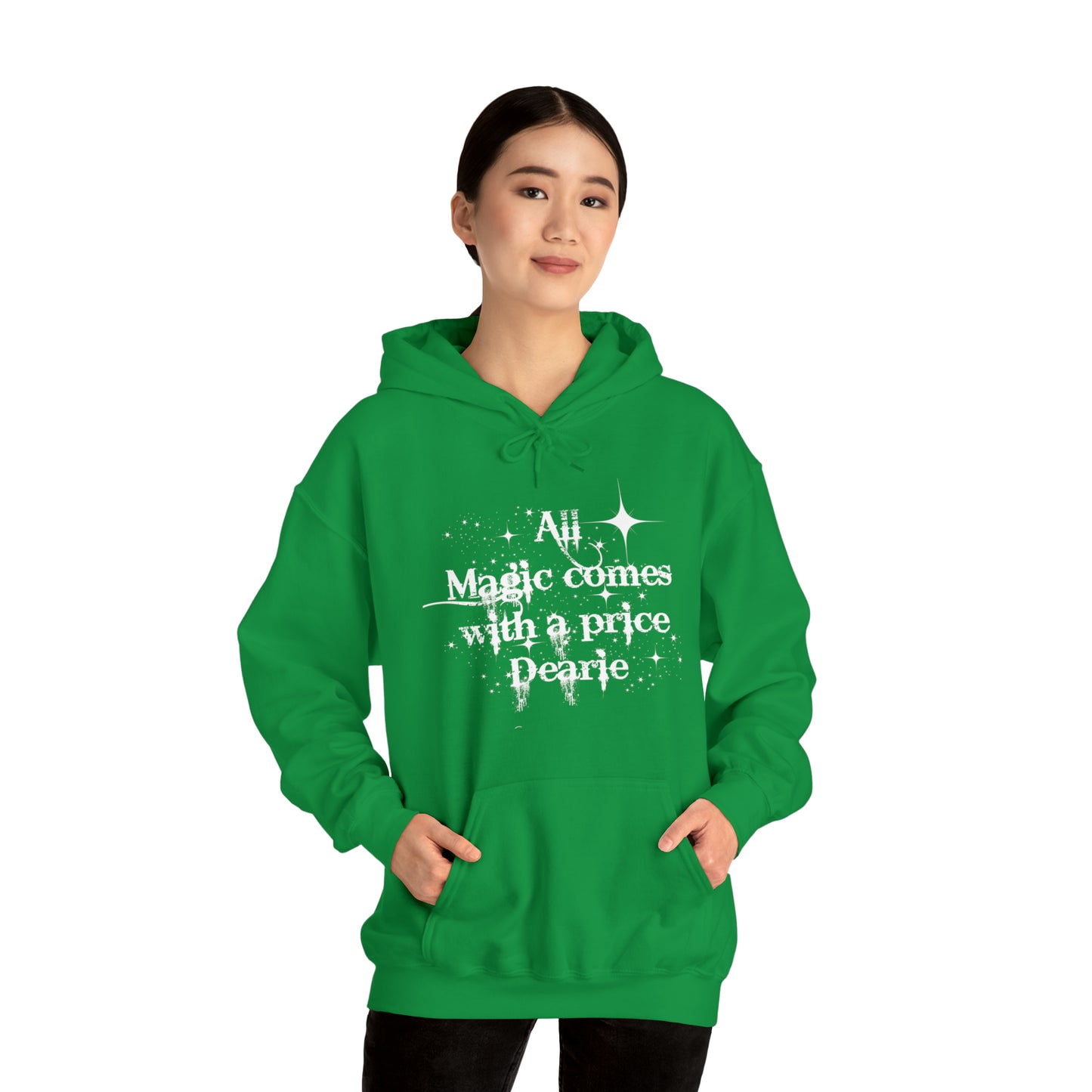 All magic comes with a price Dearie hoodie,OUAT Fan gift, Rumpelstiltskin gift for her, Christmas gift, Unisex Heavy Blend Hooded Sweatshirt