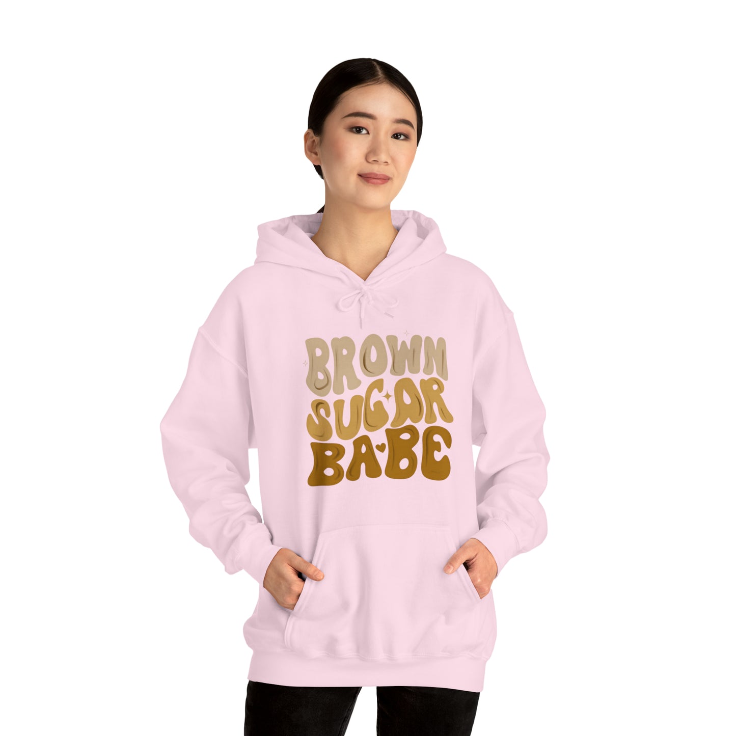 Brown sugar babe hoodie, gift for her, best friend gift, birthday vacation, Unisex Heavy Blend Hooded Sweatshirt