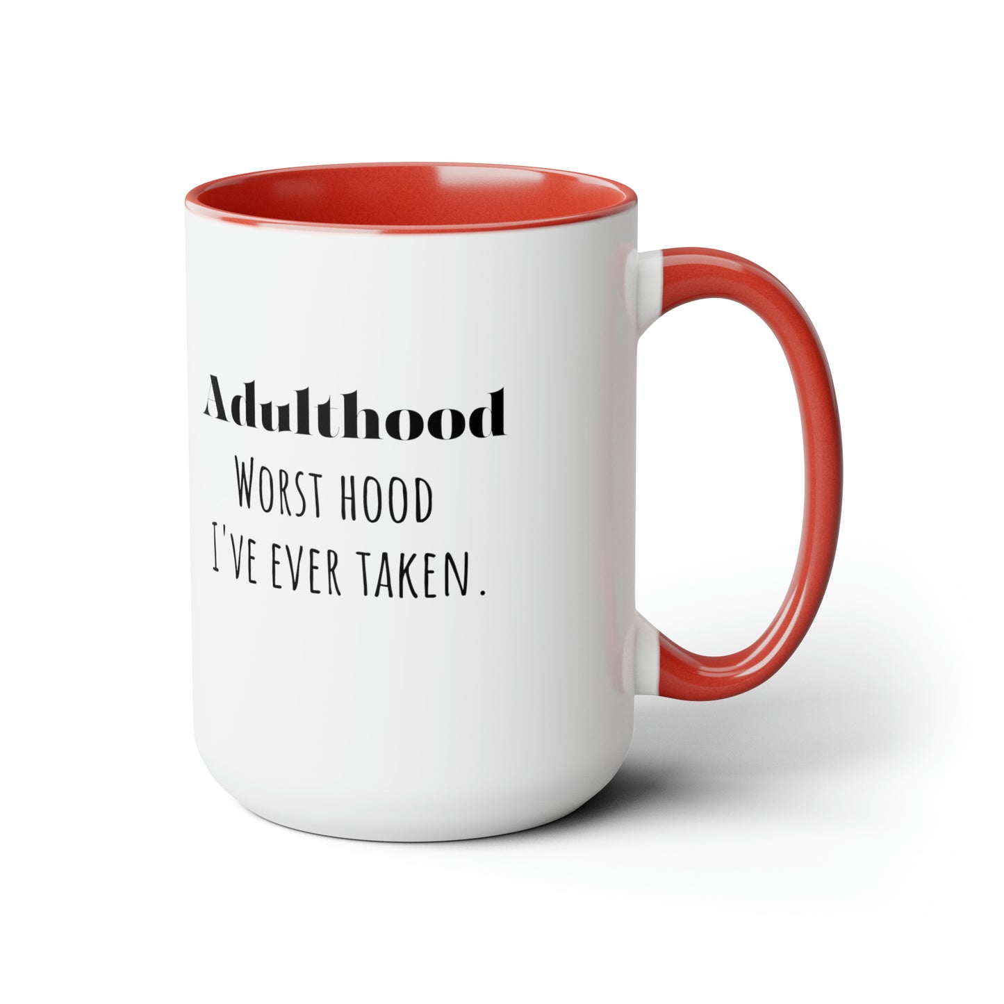 Adulting mug funny adulthood mug bestie gift Valentine's Day gift for her mug custom message gift gift for him Coffee Mug Coffee tea