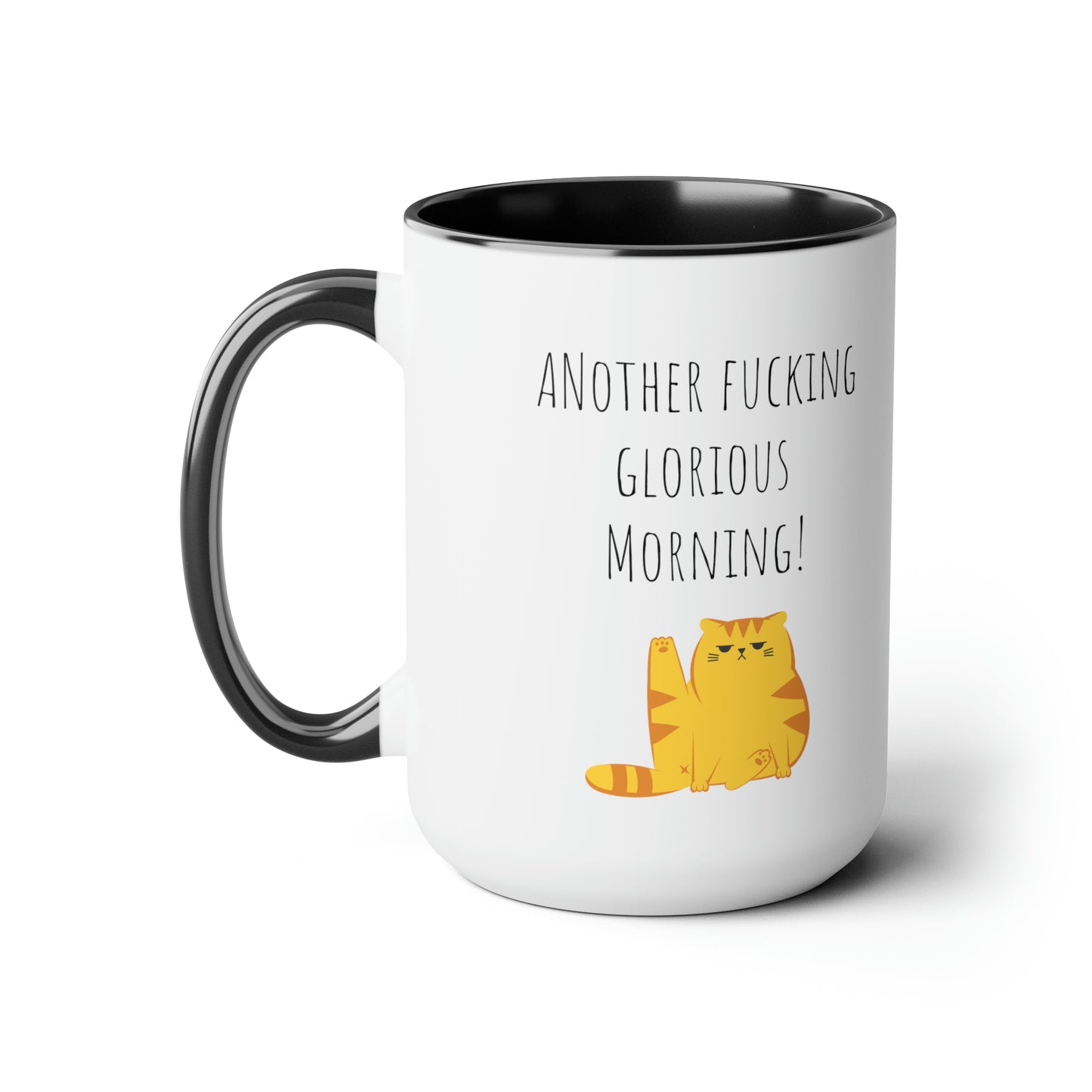 Funny grumpy cat mug funny Coffee Mug Fucking glorious morning mug cat mug gift for her Mug funny gift for wife tea Christmas gift 15oz