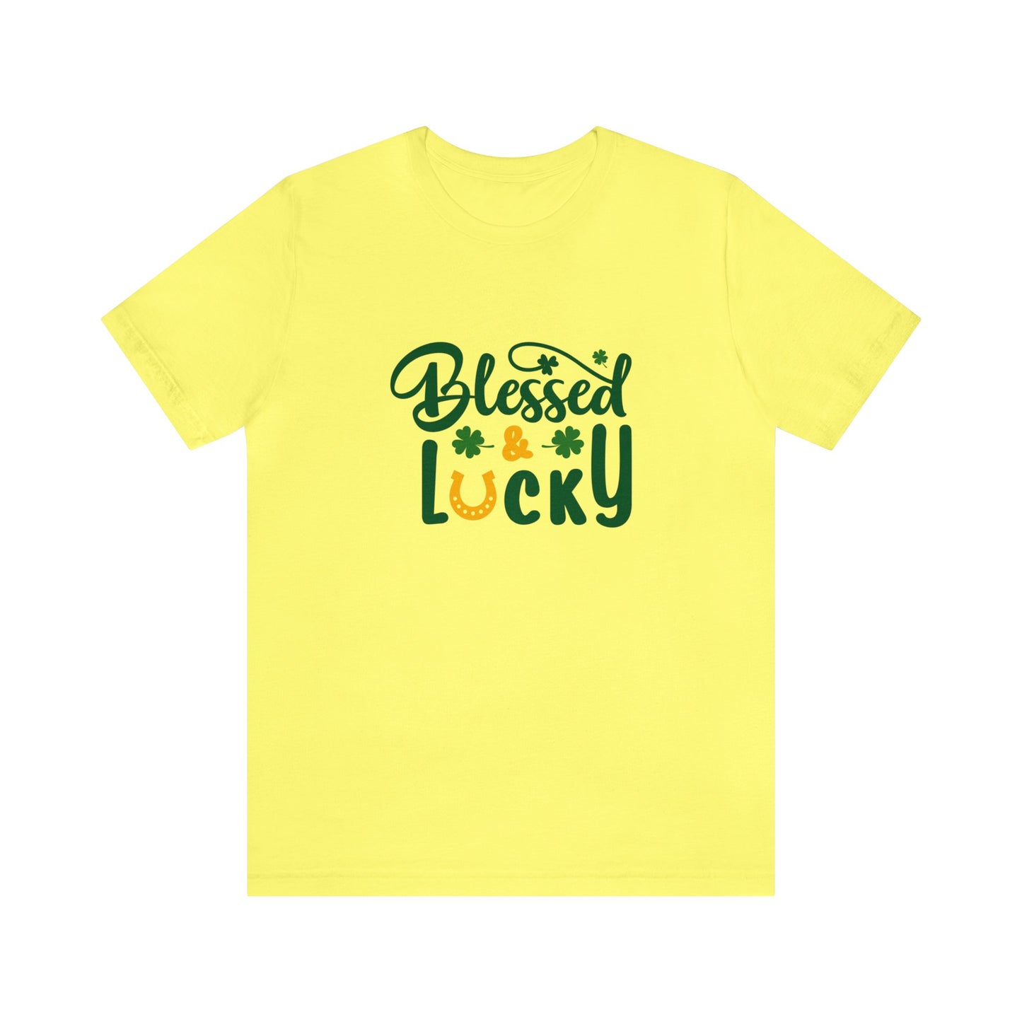 St Patrick's Day shirt blessed and lucky shirt Irish leaf shirt Unisex Tee Retro Shirt T-Shirt best friend vacation shirt beach