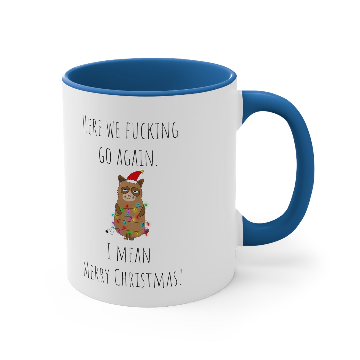 Grumpy cat Christmas mug 11oz Christmas gift for her gift favorite aunt gift coffee lover gift tea gift for her coffee Mug 11oz