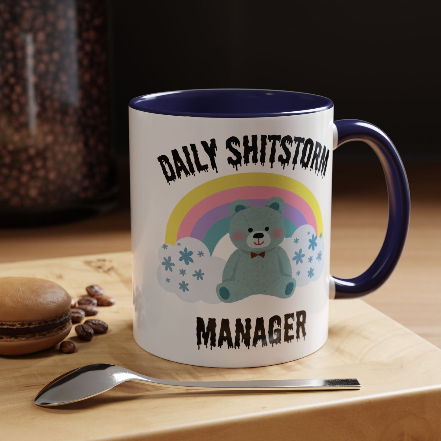 Christmas gift for manager gift for mom Daily Shitstorm Survivor's Club mug Funny Coworker Gift funny Boss Gift Christmas Office Gift Work