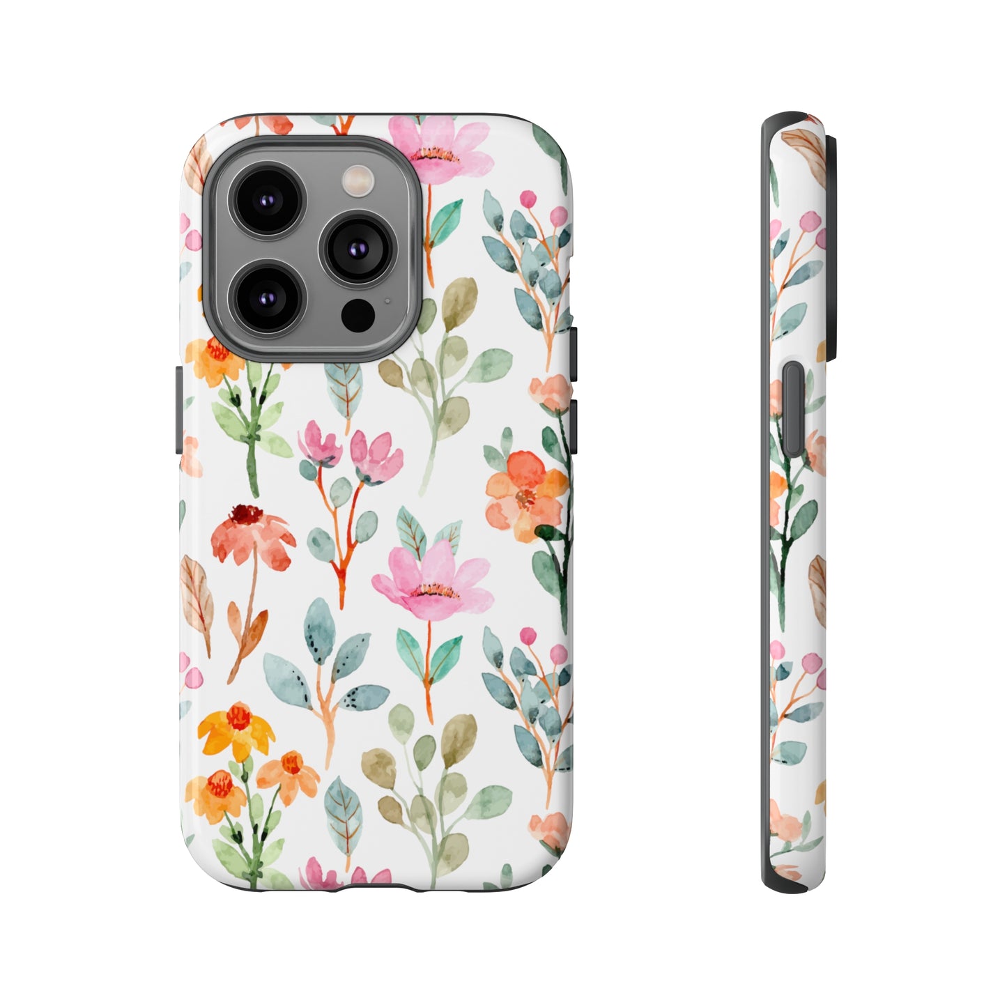 Floral phone case mother's day gift best friend gift for her gift for him flower cell phone cases Tough Cases