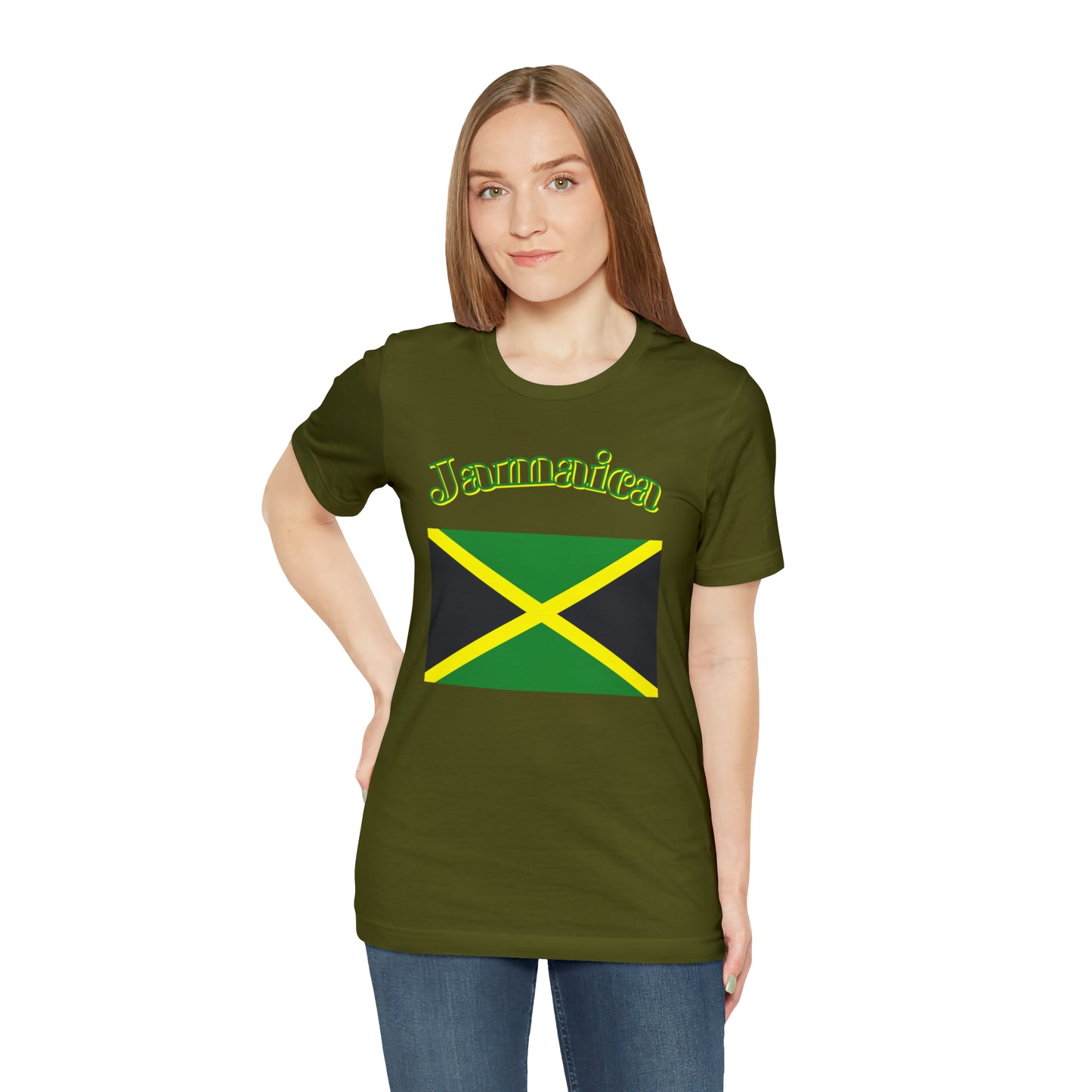 Jamaica flag shirt Jamaican T-shirt positive vibes shirt good vibes tee island girls trip shirt bohemian top Christmas gift for her for him