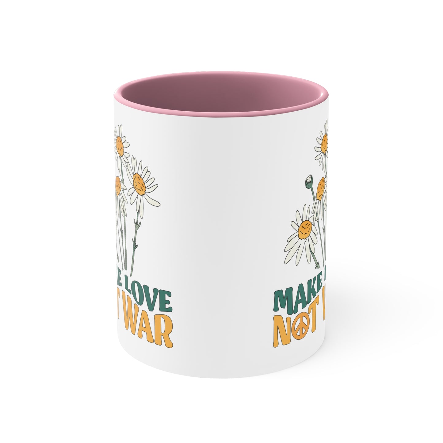 Make love not war mug Crochet lover gift yarn lover gift knitting gift creativemaker gift coffee lover gift tea gift for her gift for him Coffee Mug 11oz