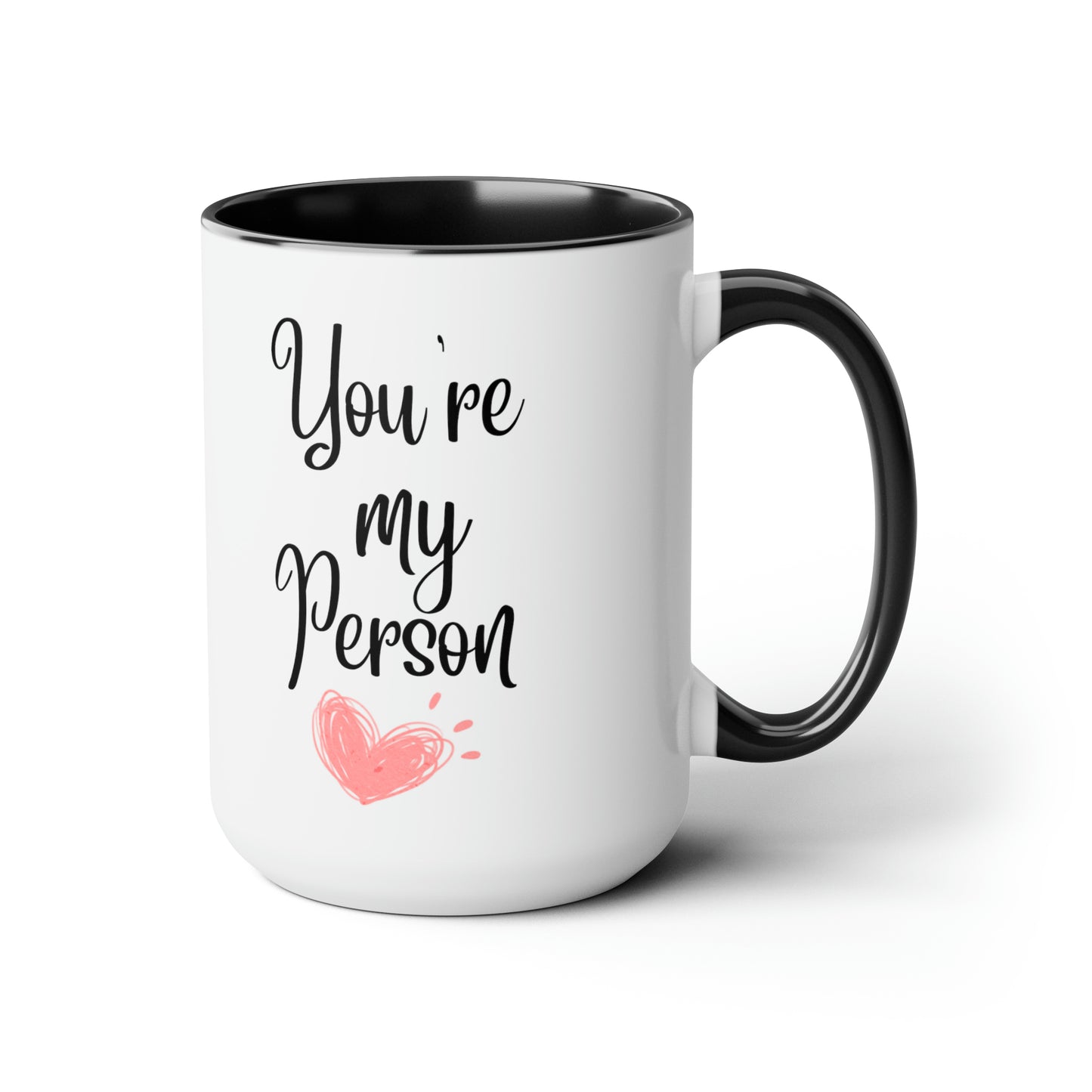You're my person mug Christmas mug gift for mom gift mug Floral mug gift for her Mug funny gift for wife Coffee Mug Christmas gift