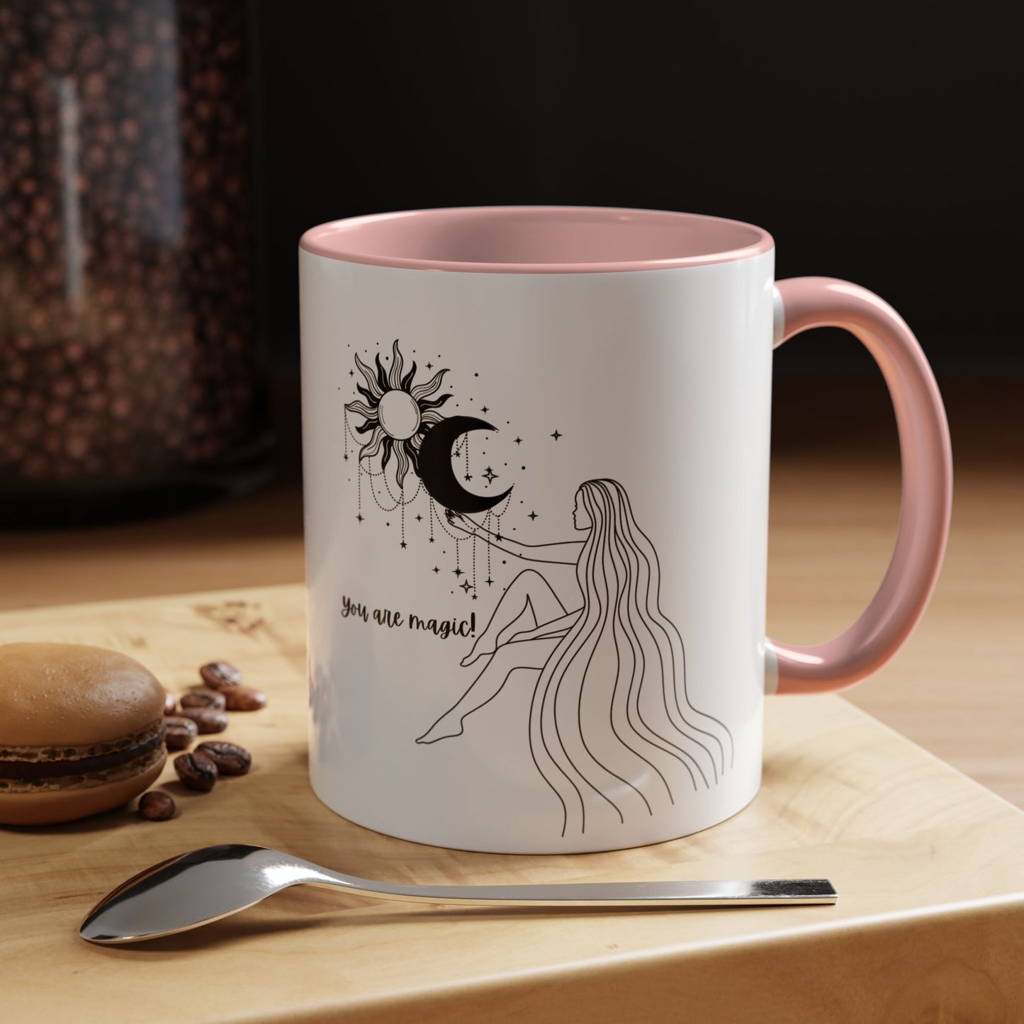 You are Magic mug coffee mug Spiritual gift moon mug witchy mug Goddess gift supervisor mug office bestie gift Boss Christmas gift for her